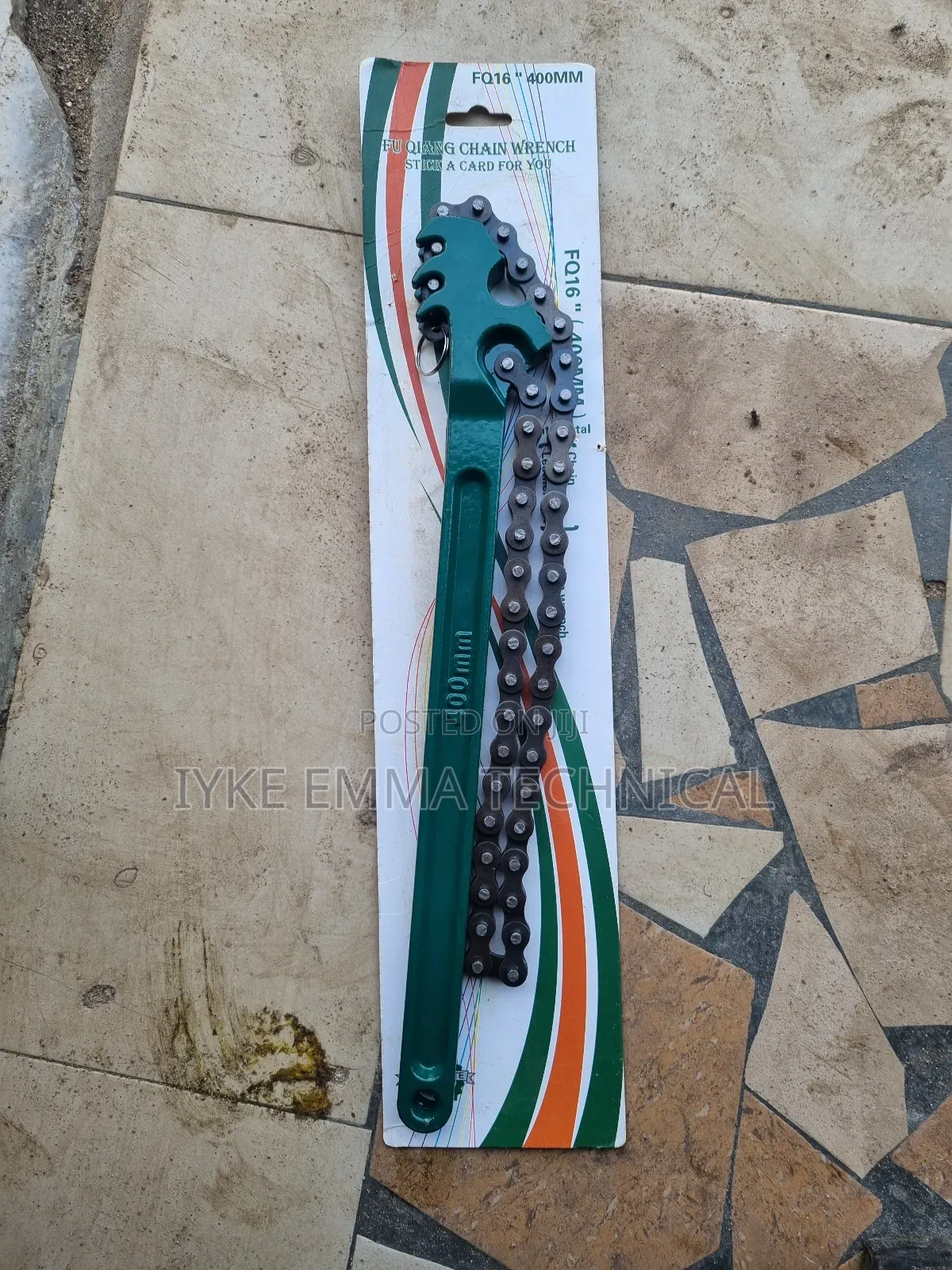 Adjustable Oil Filter Chain Wrench