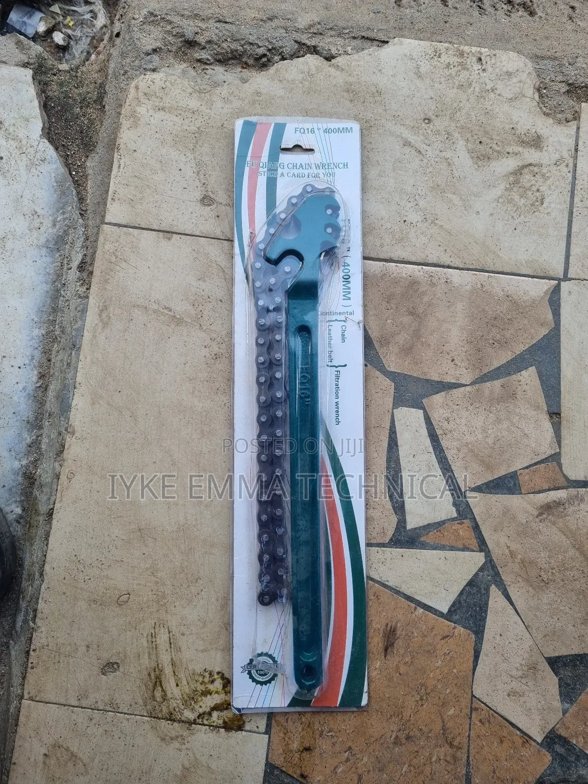 Adjustable Oil Filter Chain Wrench