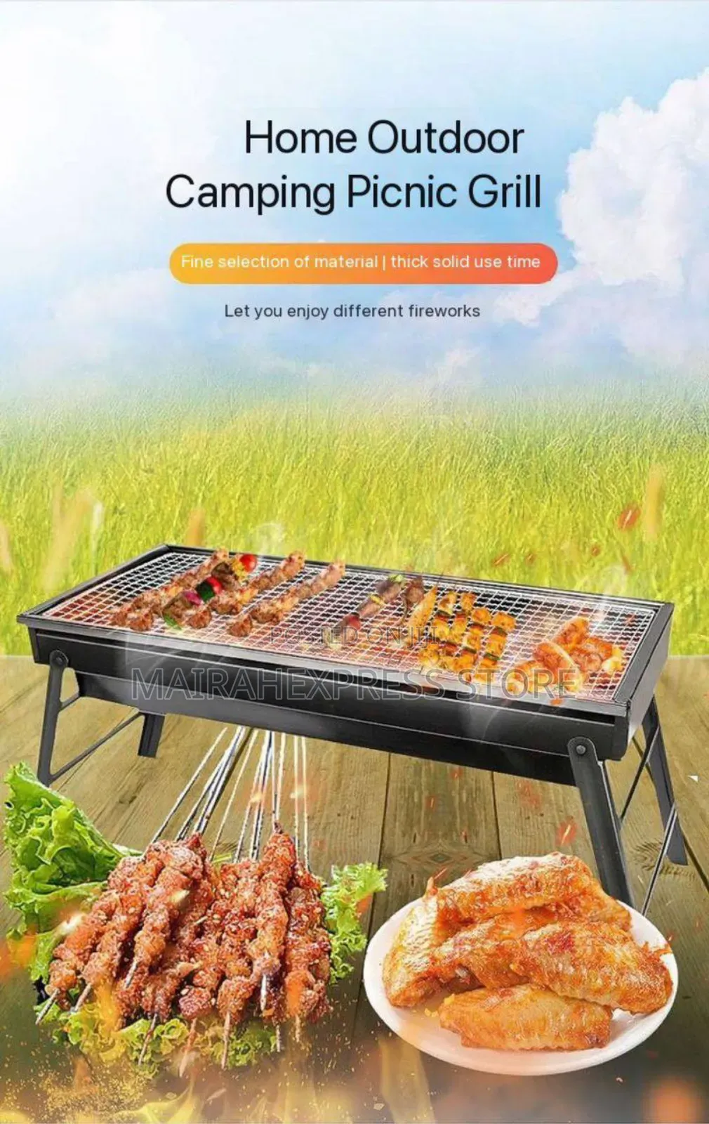 Charcoal Indoor Outdoor Bbq Grill With Drawer