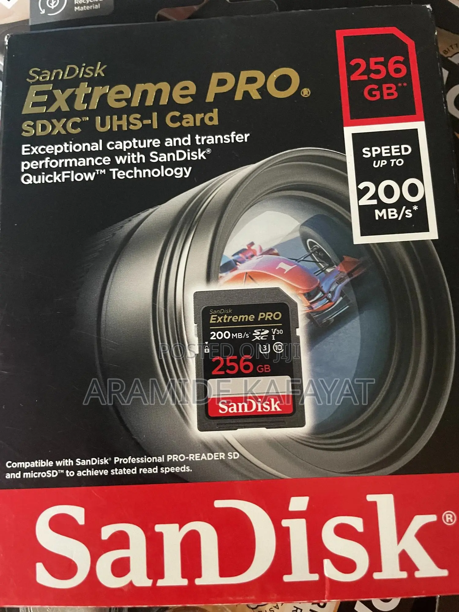 Sandisk Extreme Pro 256gb (200mb/S)