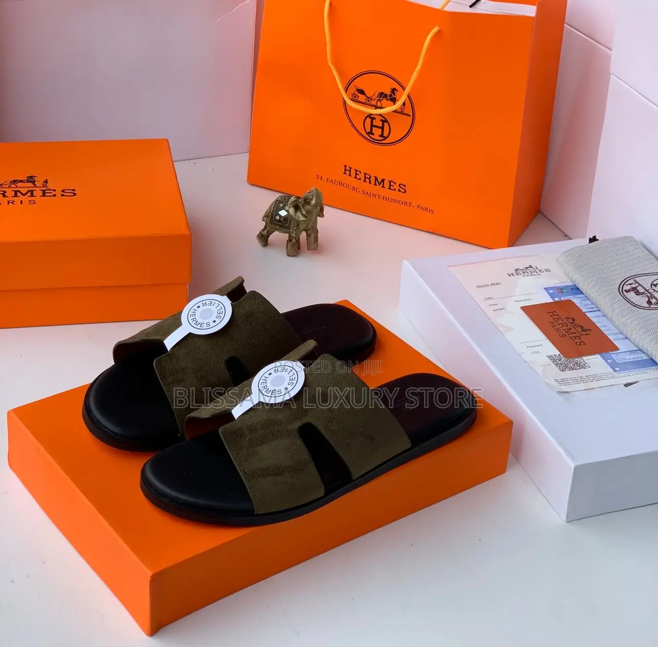 Luxury Quality Hermes/Versace/Ferragamo Slippers