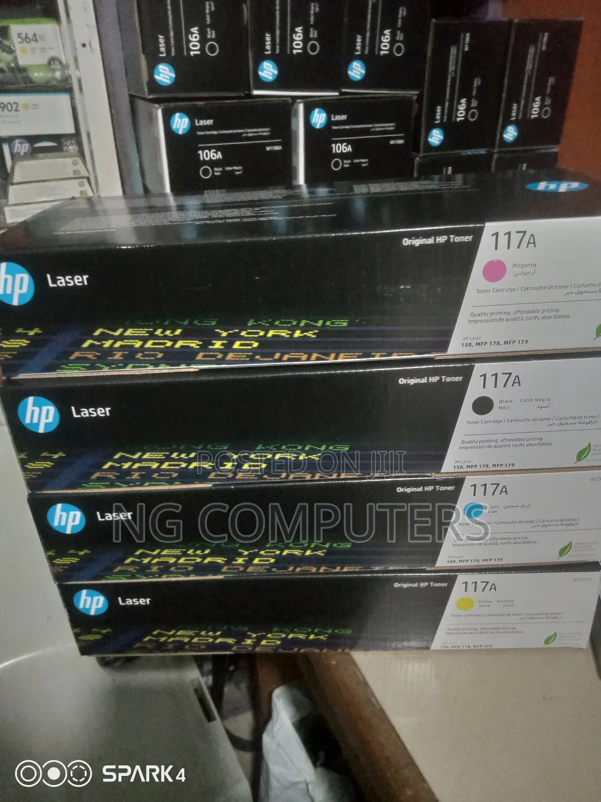 Hp Color Laserjet 117a All Colors