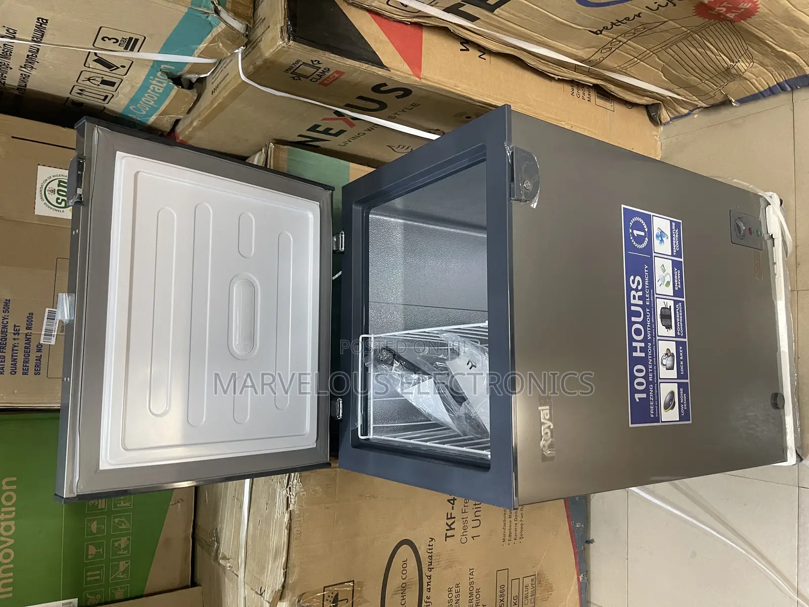 Brand New Royal 150l Chest Freezer Full Copper
