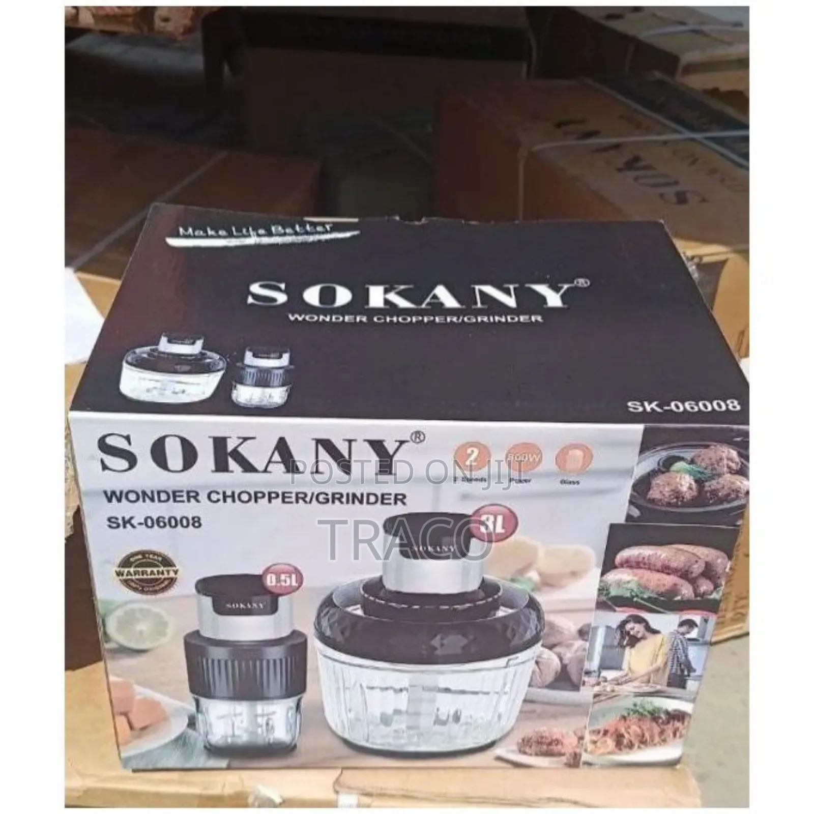 Sokany 2 in 1 Wonder Chopper Grinder