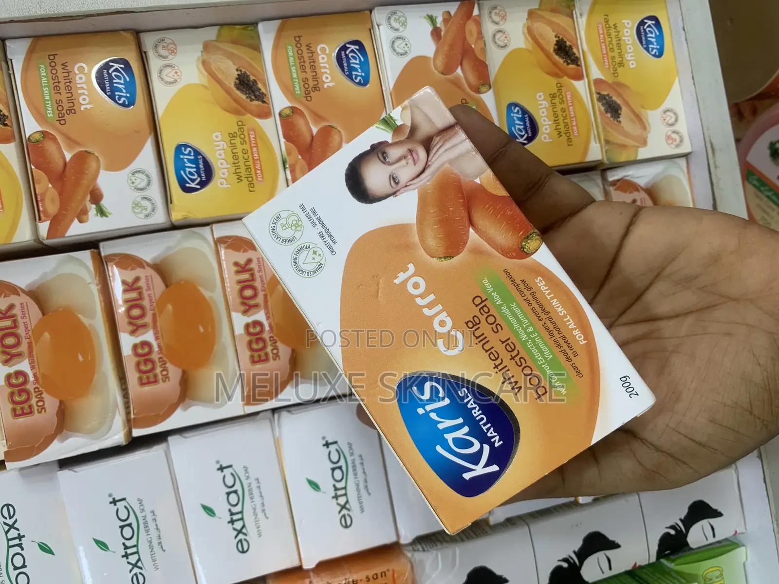 Karis Carrot Whitening and Booster Soap
