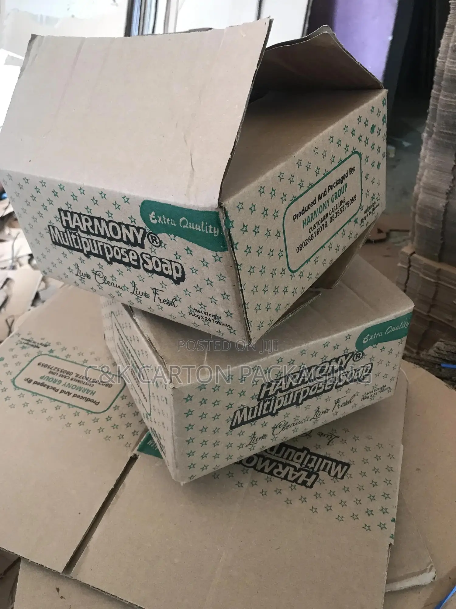 Soap Carton Two Colors Printed