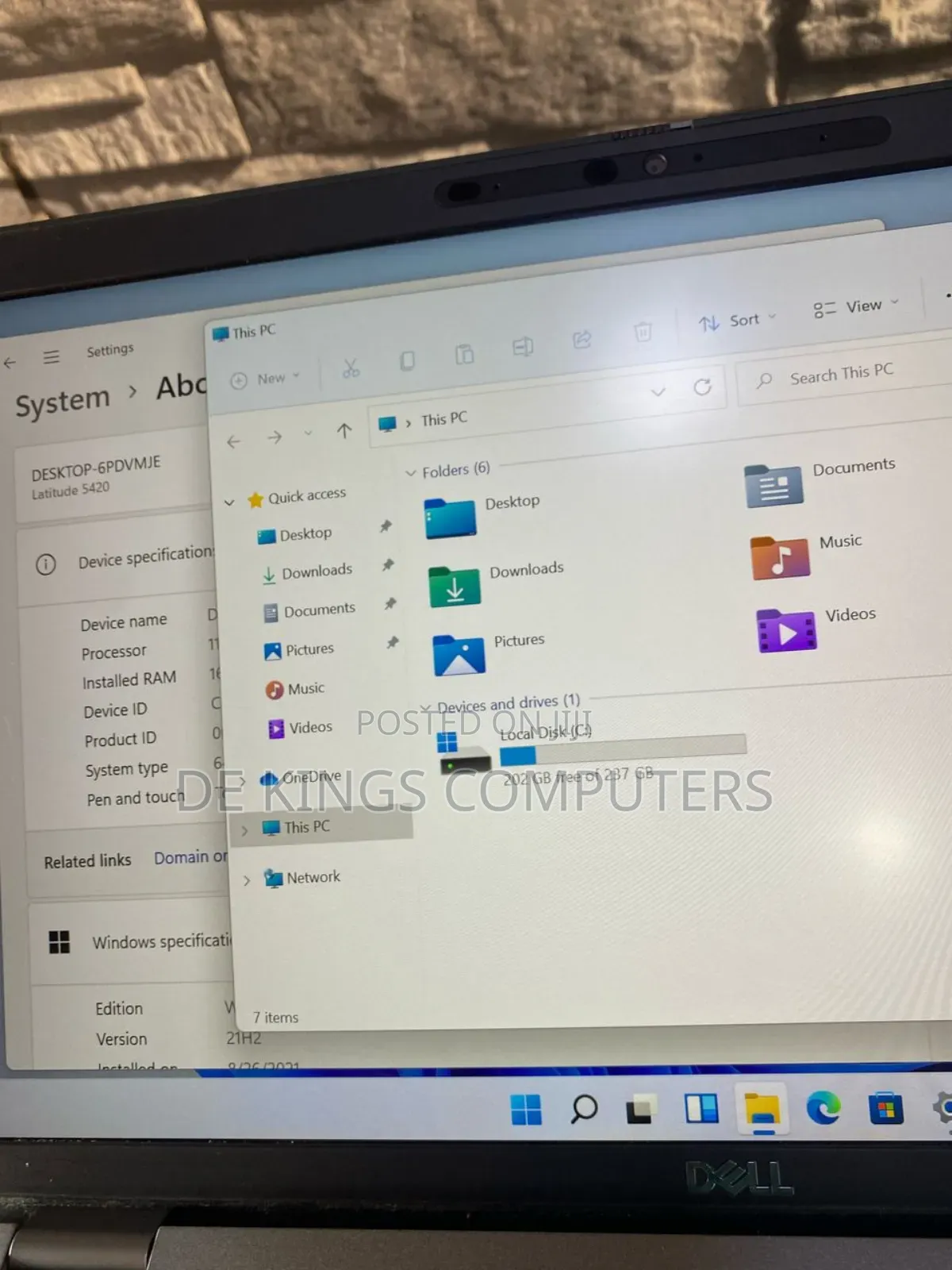 Laptop Dell Latitude 5420 16GB Intel Core i5 SSD 256GB