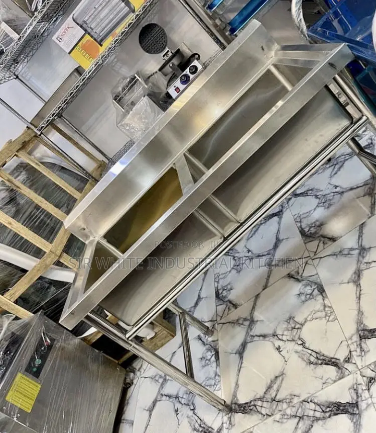 Industrial Stainless Steel Double Bowl Sink