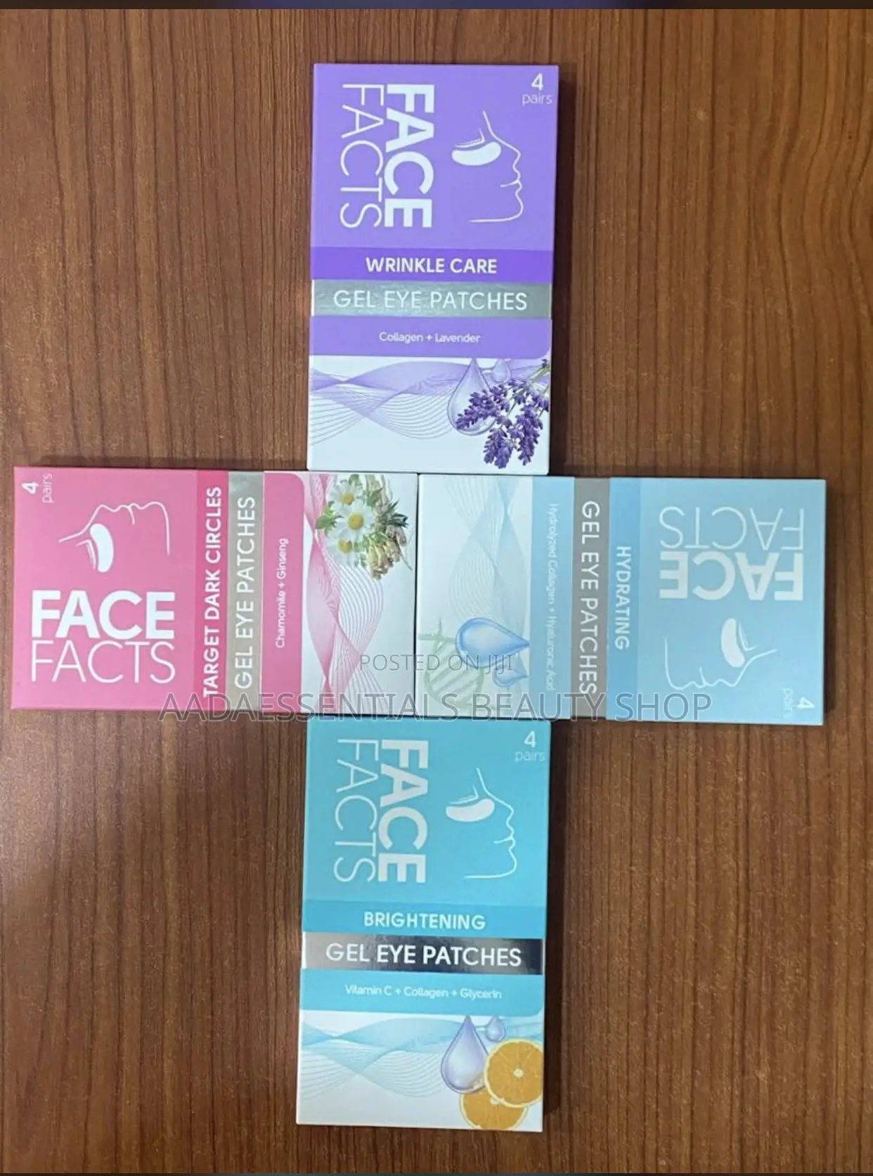 Face Facts Soothe Puffy Tired Eyes Under-Eye Gel Patches