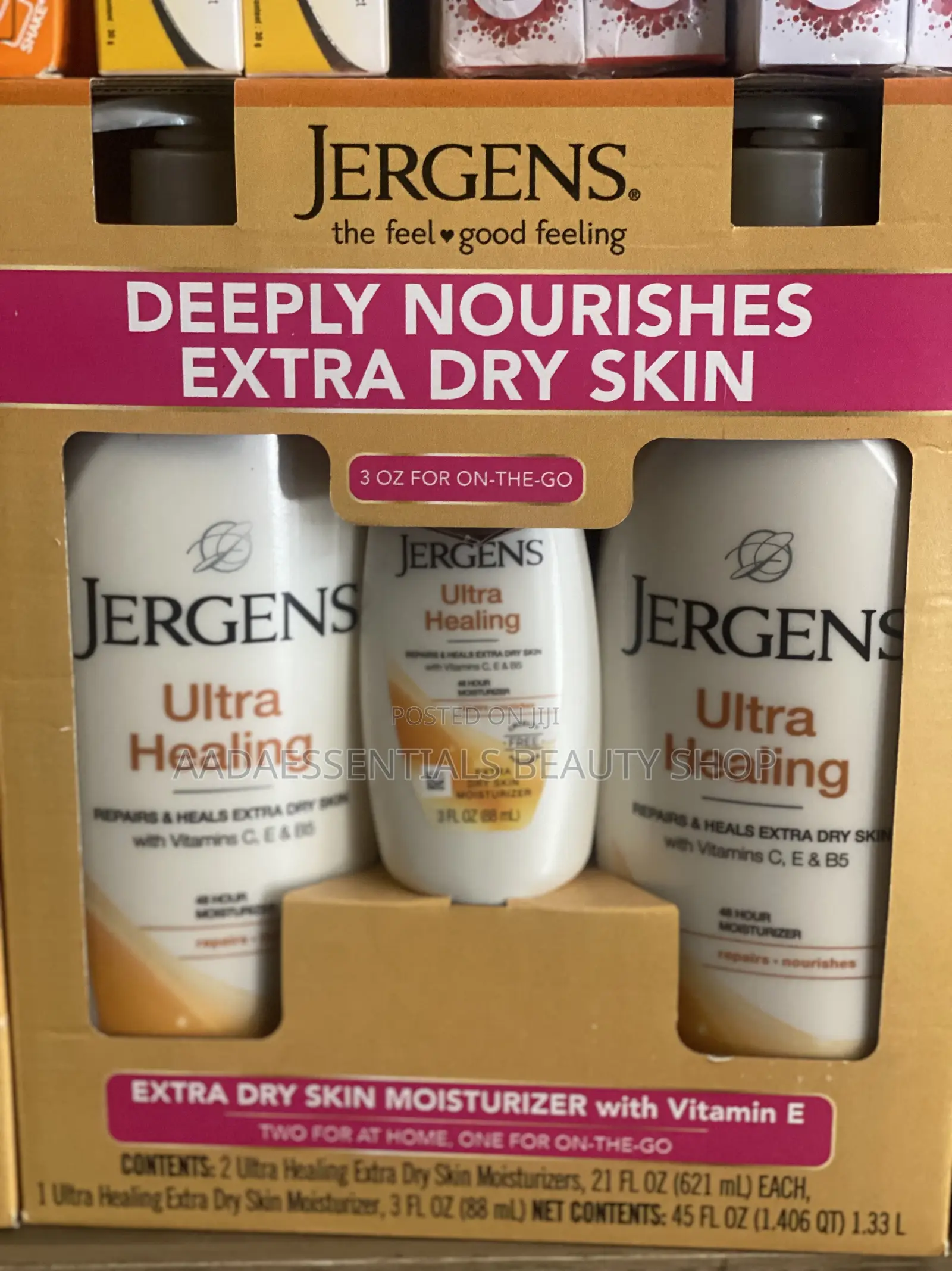 Jergens Ultra Healing Extra Dry Skin Moisturizer Pack