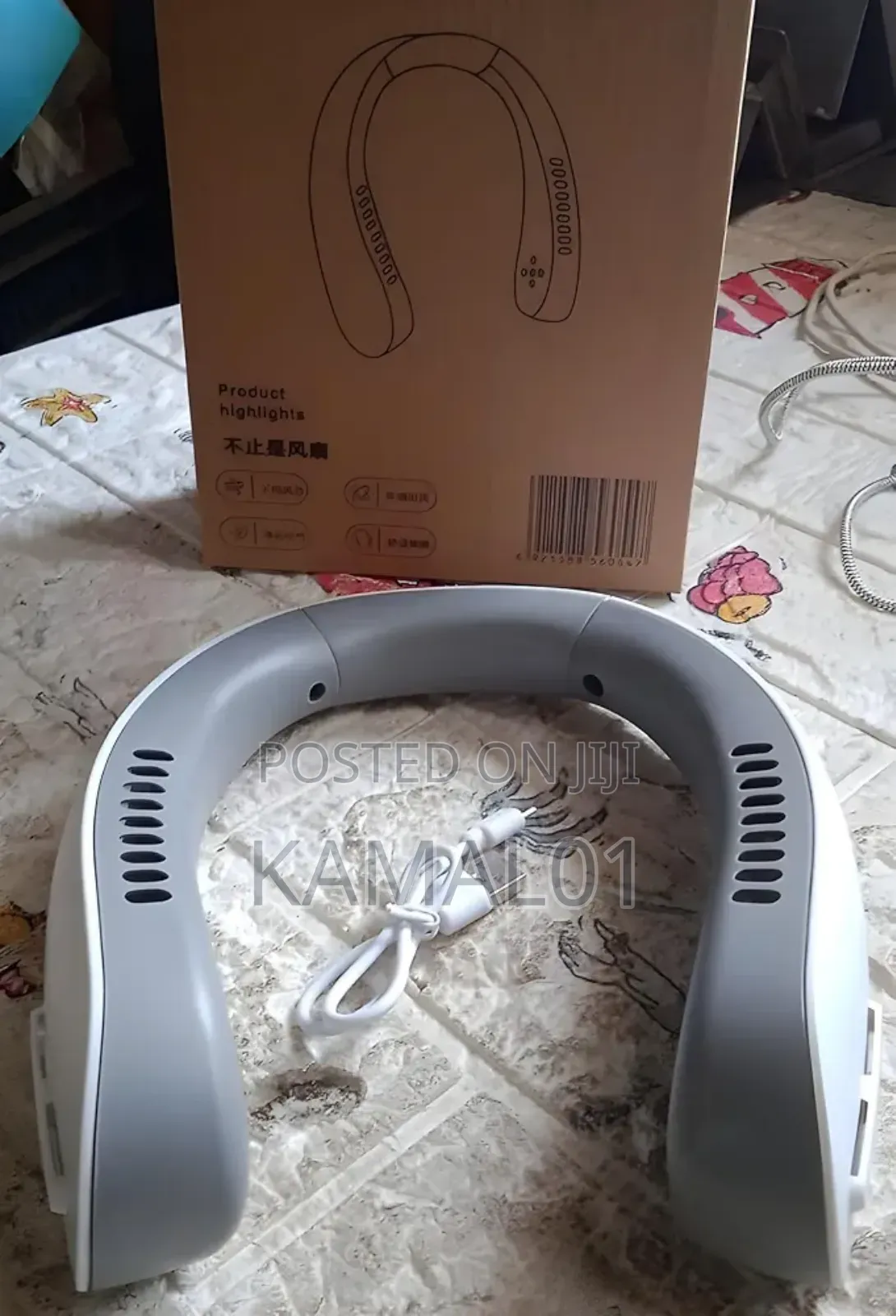 Neck Fan Portable And Wearable Mini Usb Rechargeable