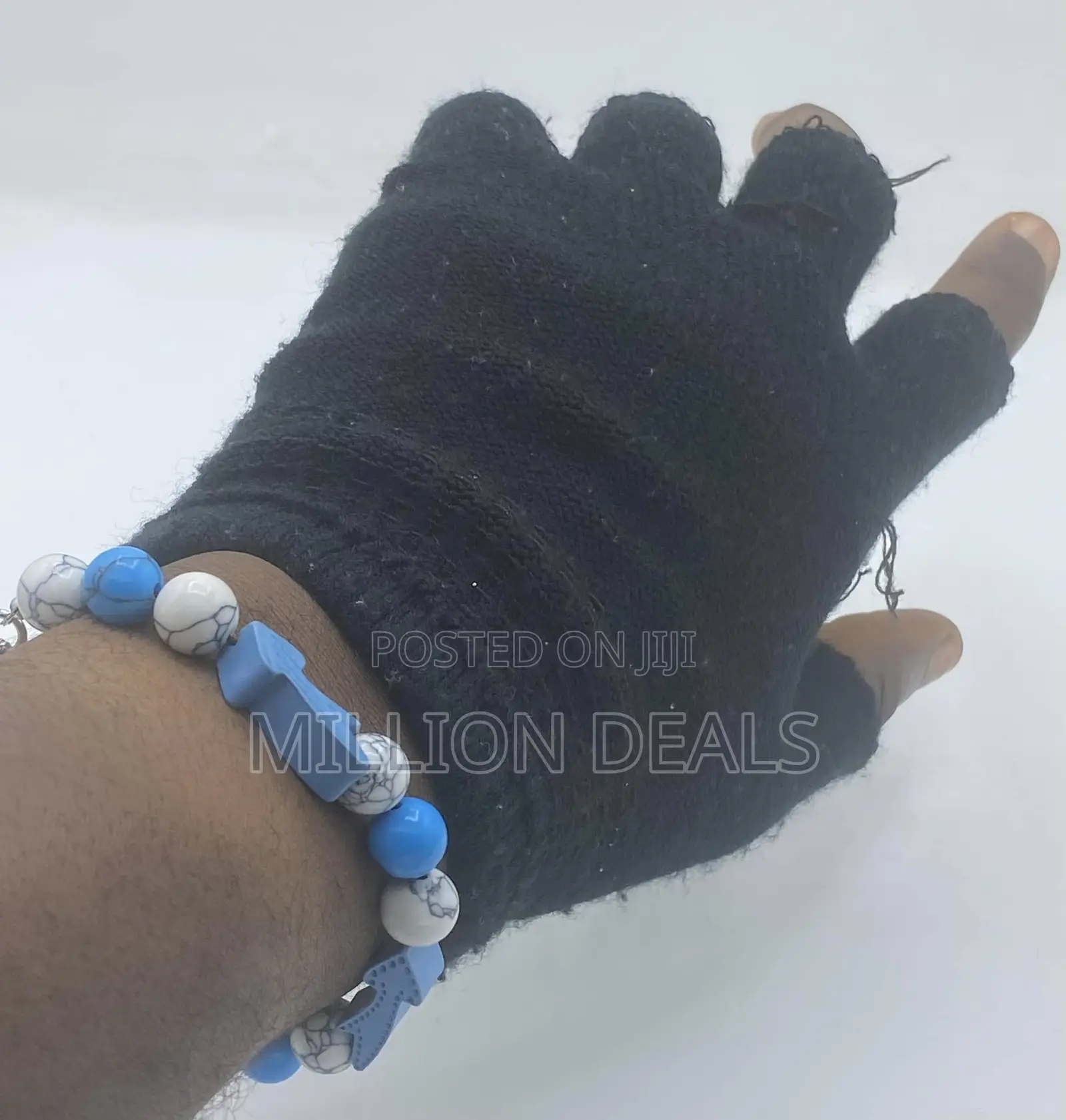 Trendy Blue Classic Men's Link Bracelet
