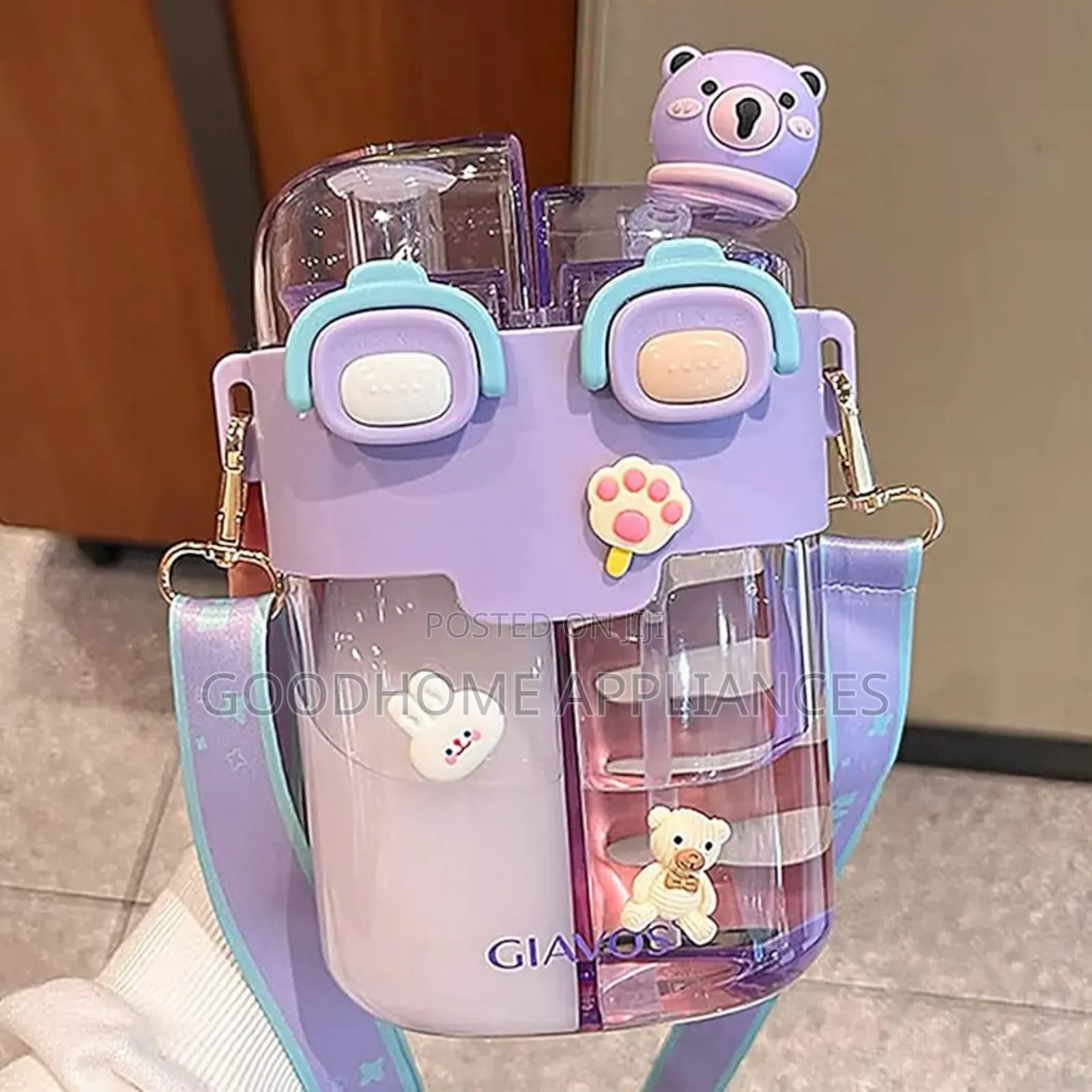 Kawaii Double Sided Animal Pastel Bottle