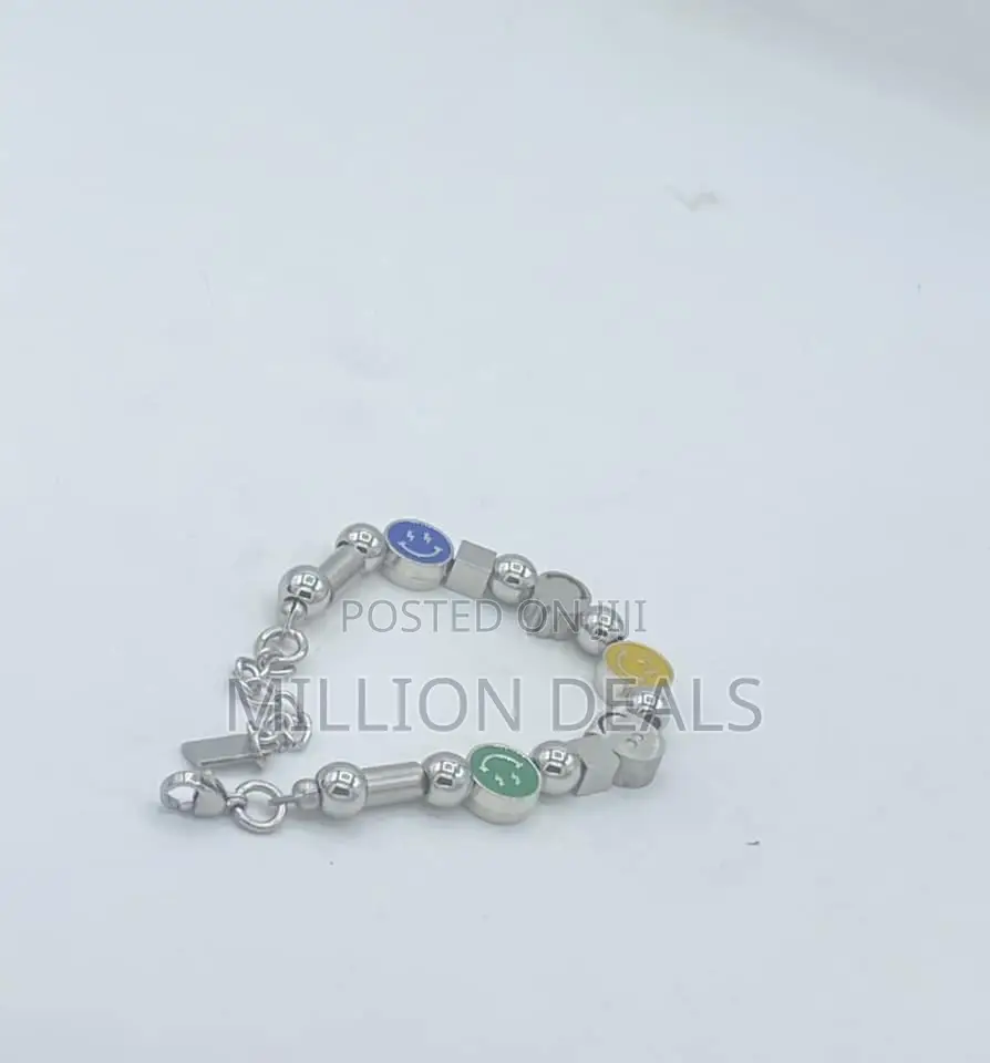 Ski Stylish Men's Steel Link Bracelet