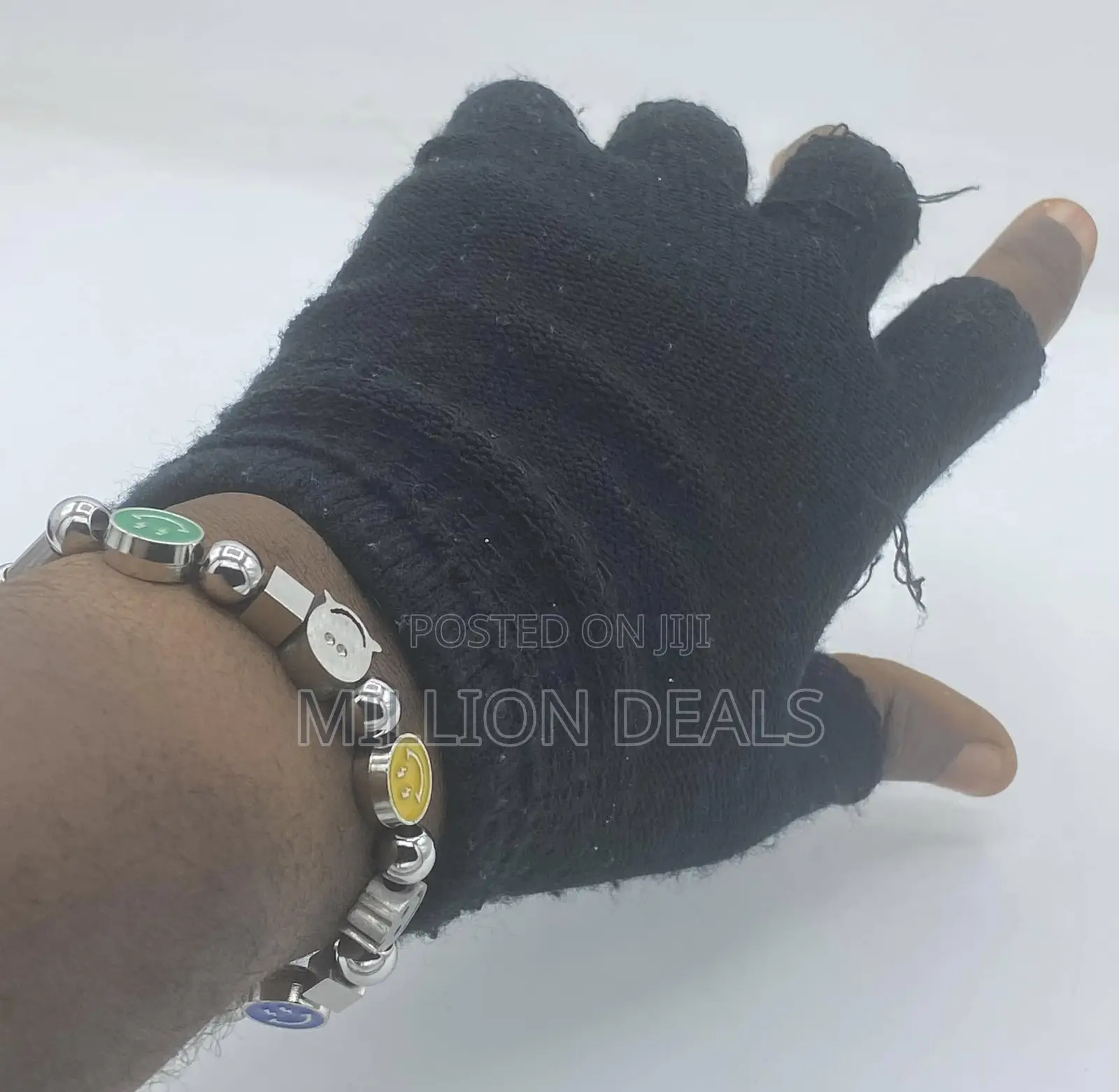 Ski Stylish Men's Steel Link Bracelet