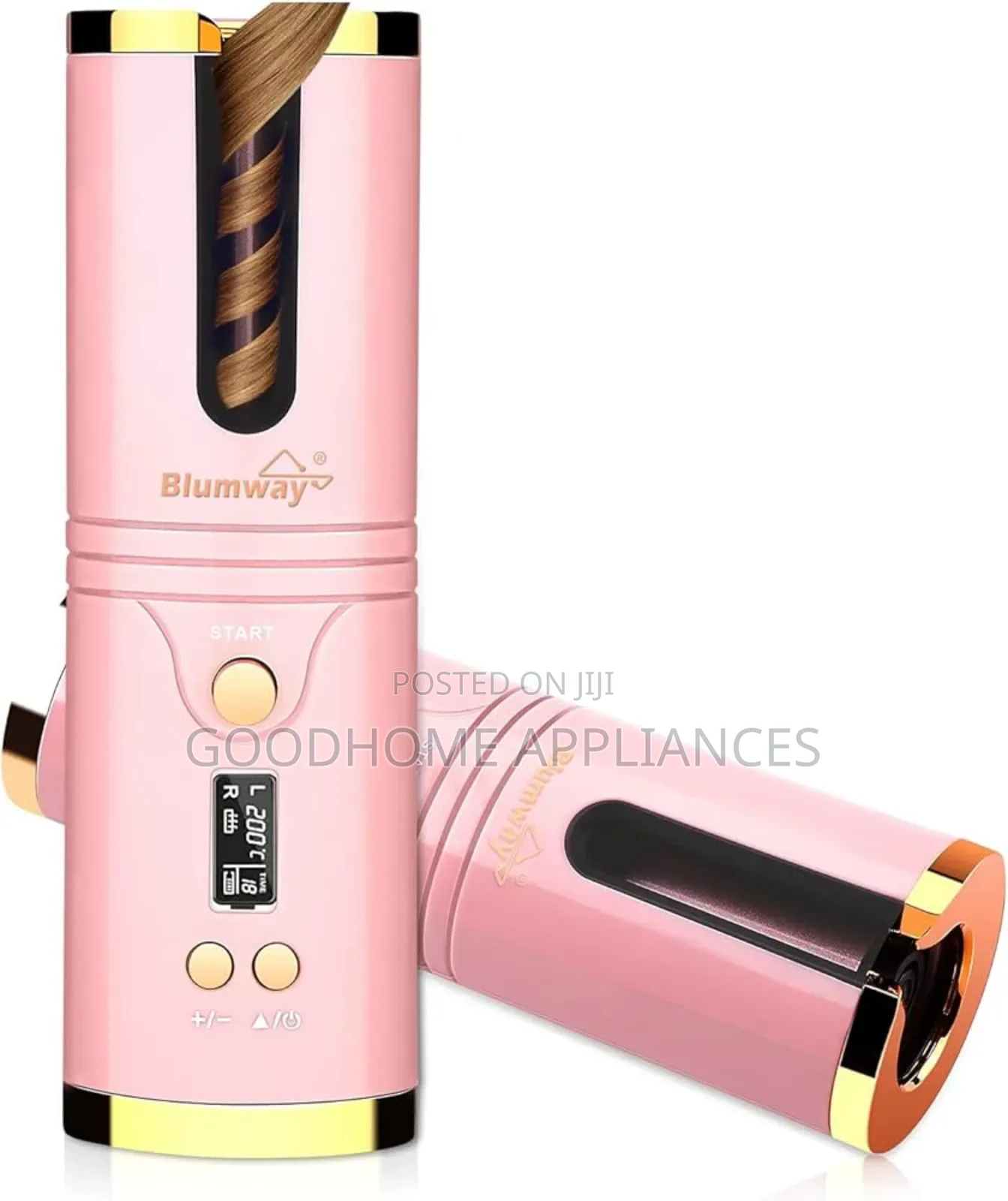 Cordless Automatic Hair Curler.