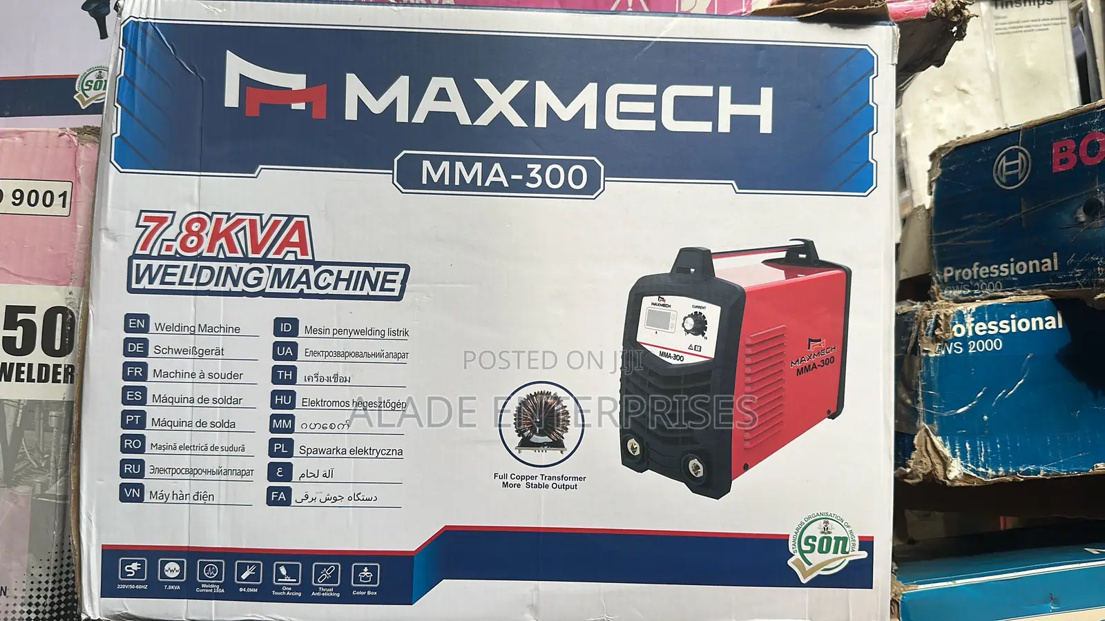 7.8kva Industrial Mma 300 Welding Machine