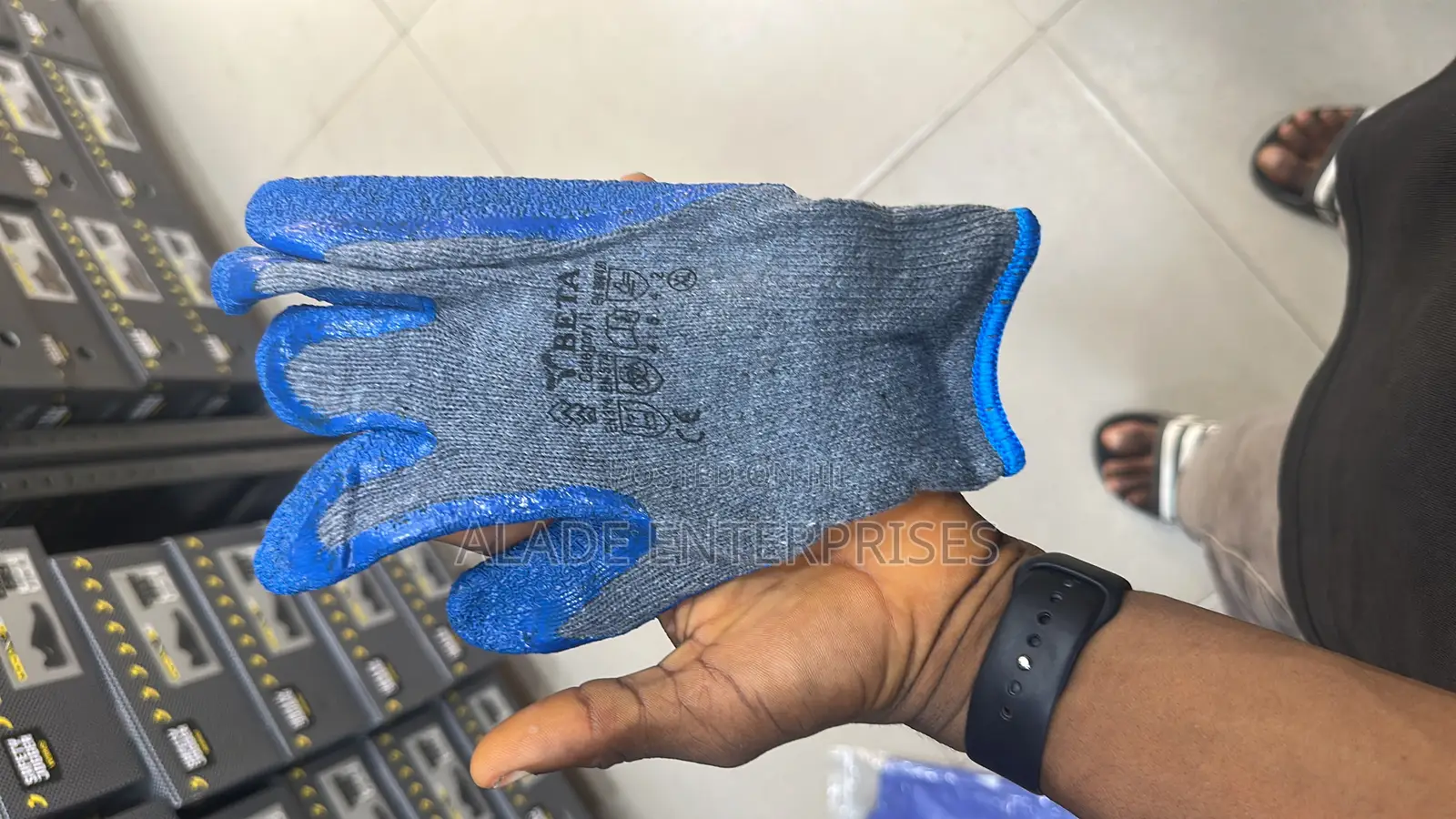 12pairs High Quality Thick Coated Hand Gloves