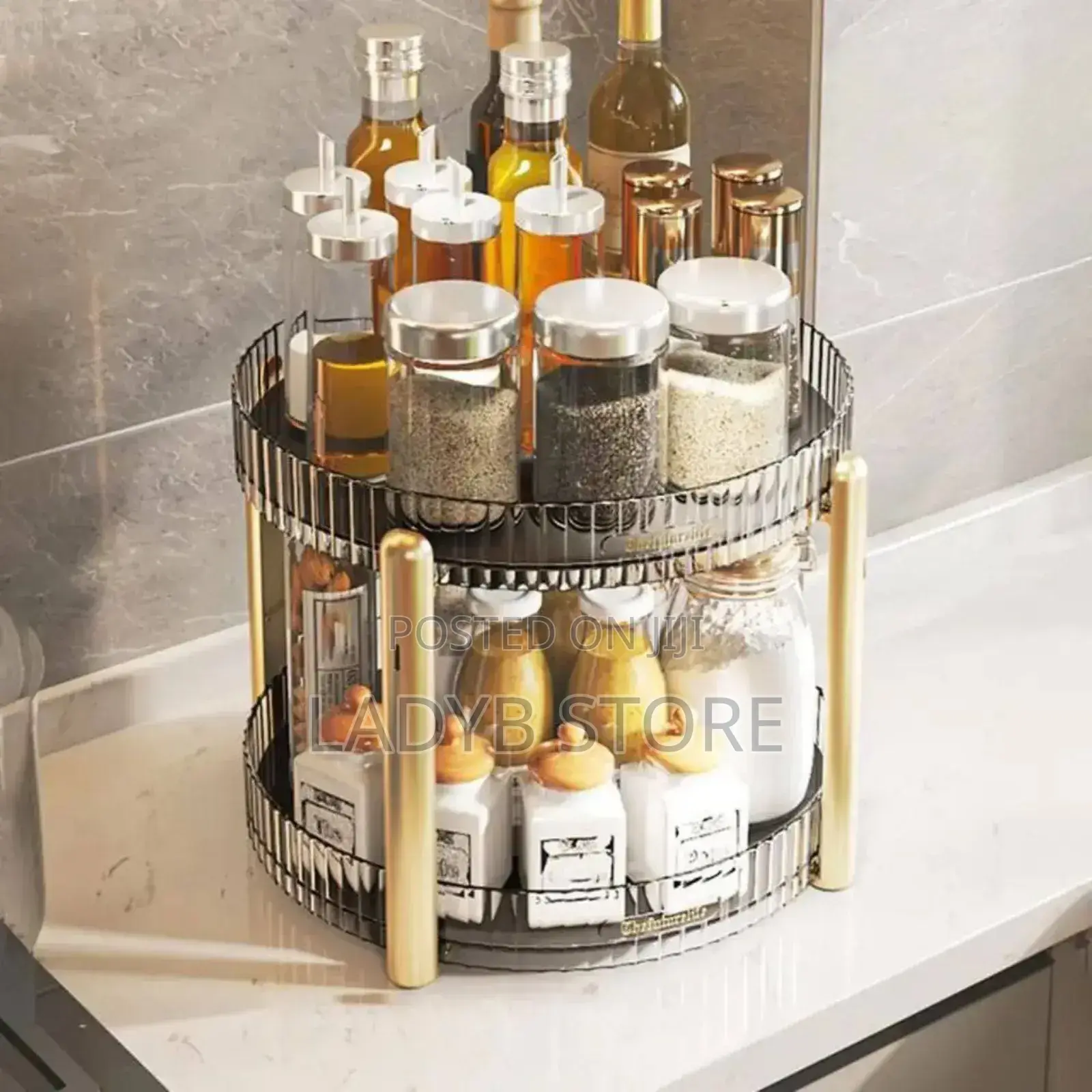 Acrylic Lazy Susan Storage Turner