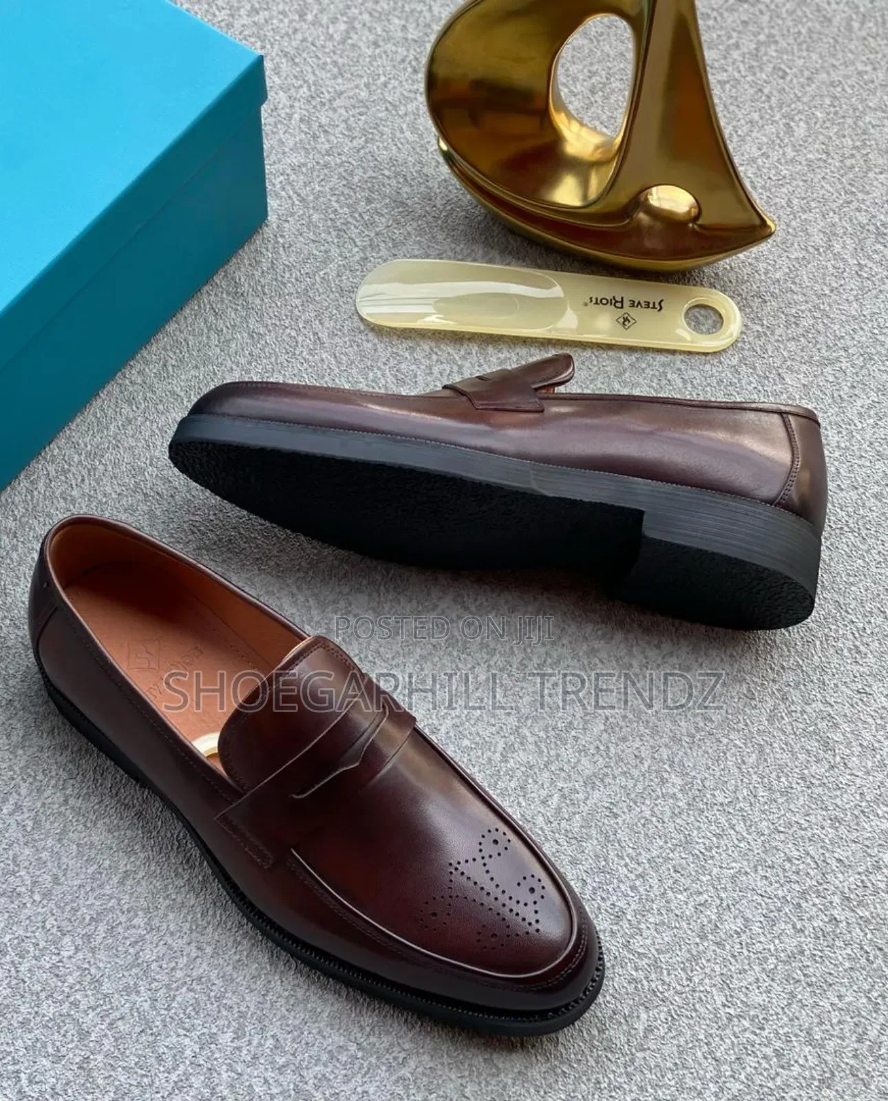 Men's Leather Penny Loafers