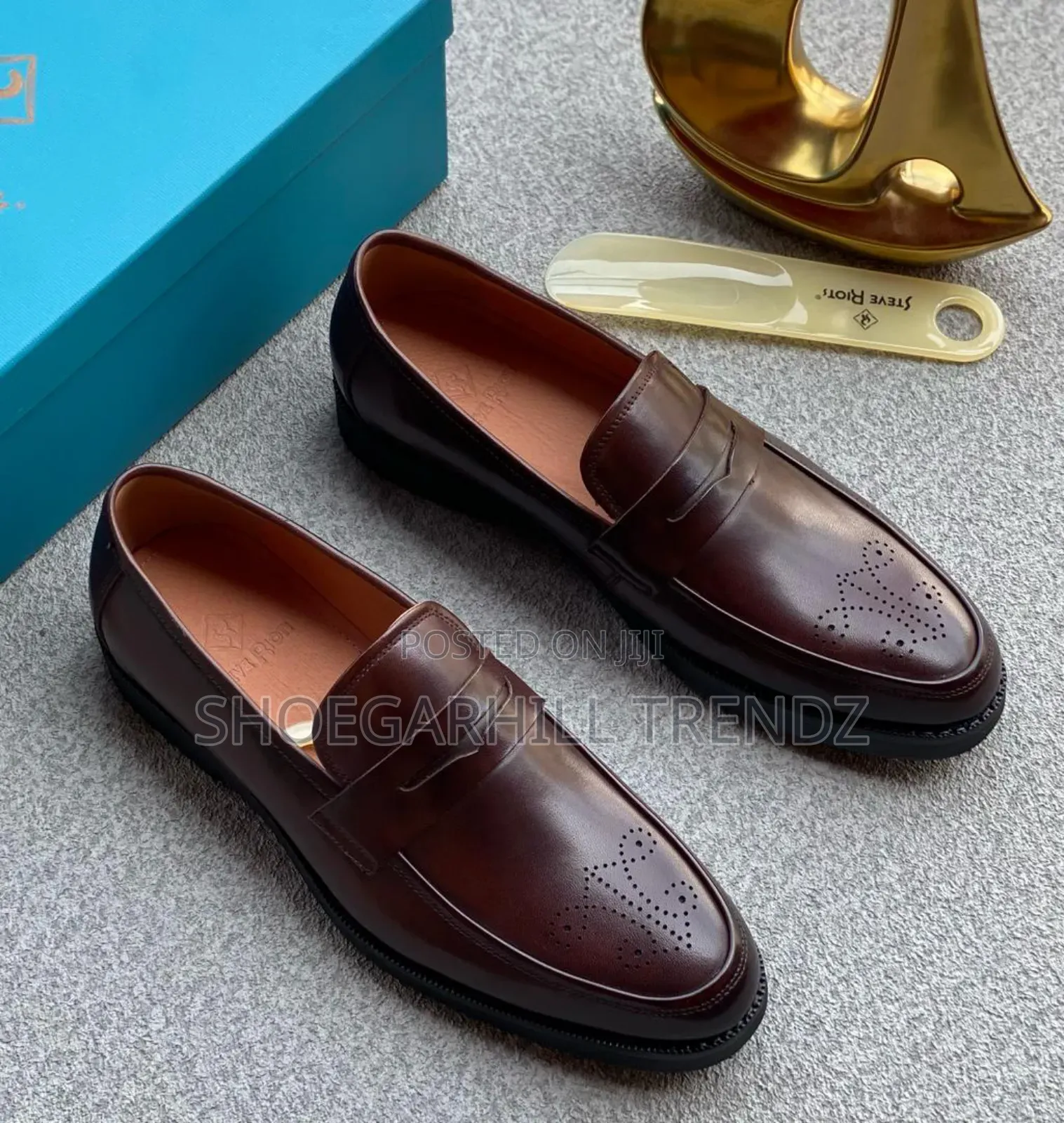 Men's Leather Penny Loafers