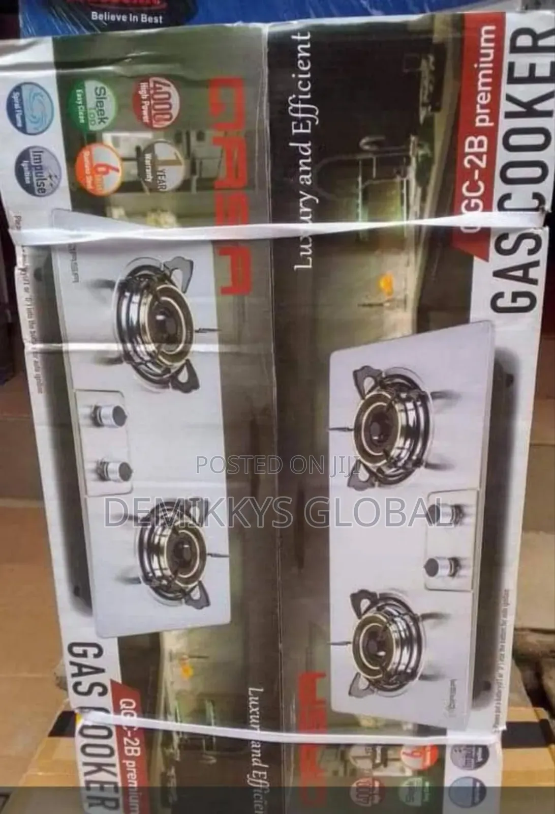 Qasa Gas Cooker .2 Burner