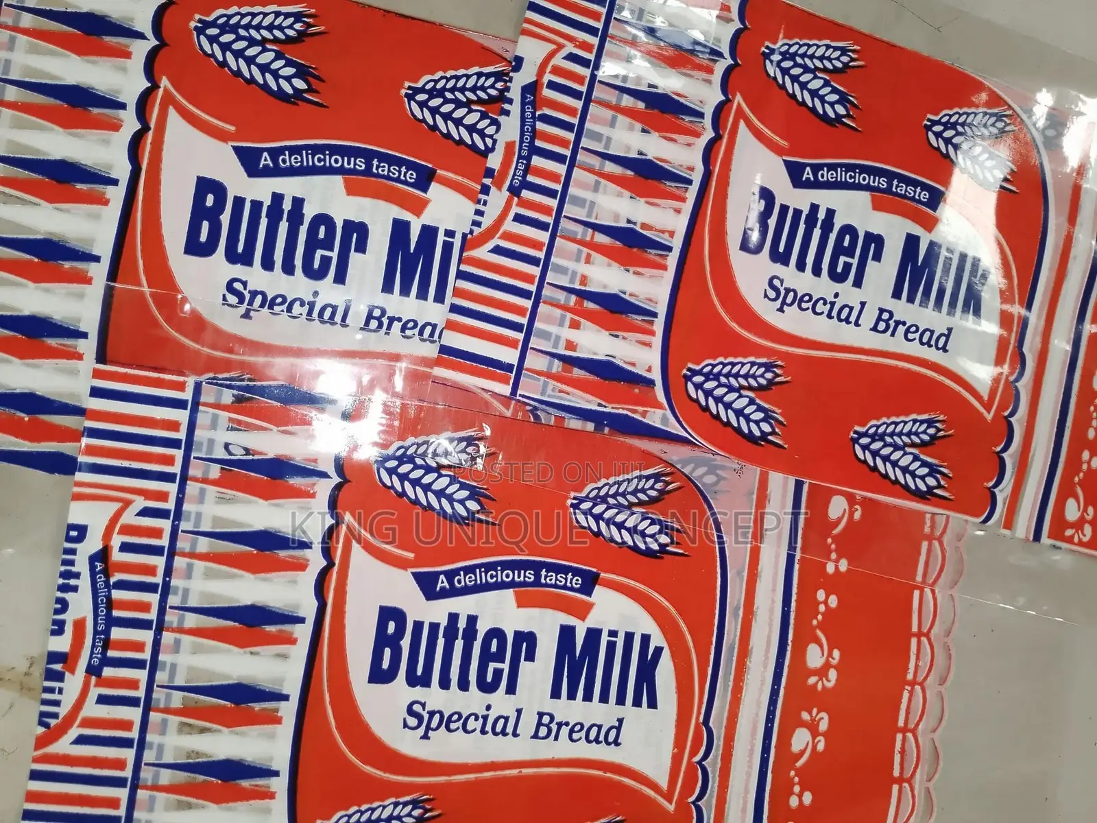 Printing and Branding of Packaging Bread Nylon