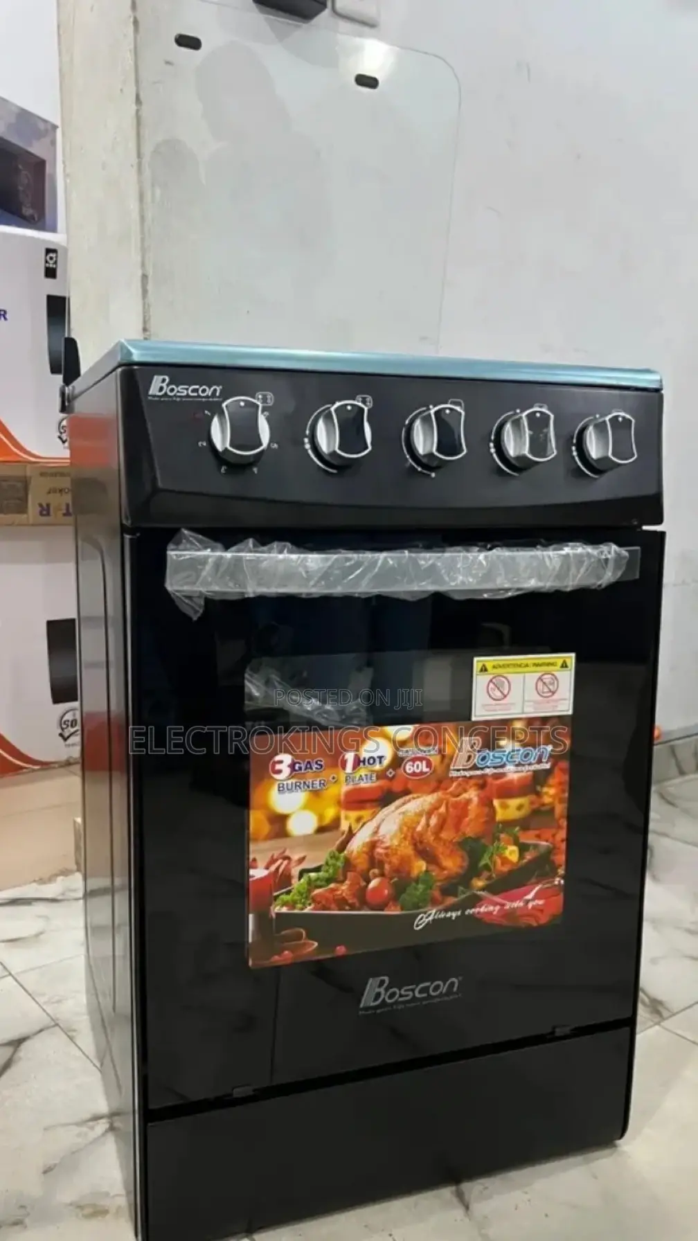 Brand New 3+1 Auto Ignition Gas Cooker