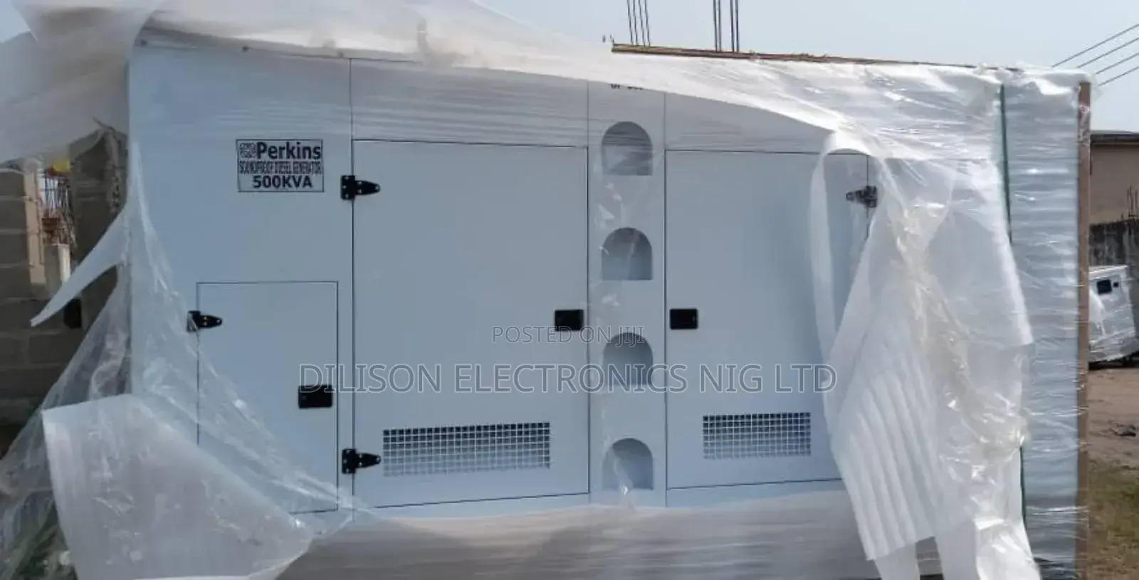 Brand New Perkins Soundproof Generator