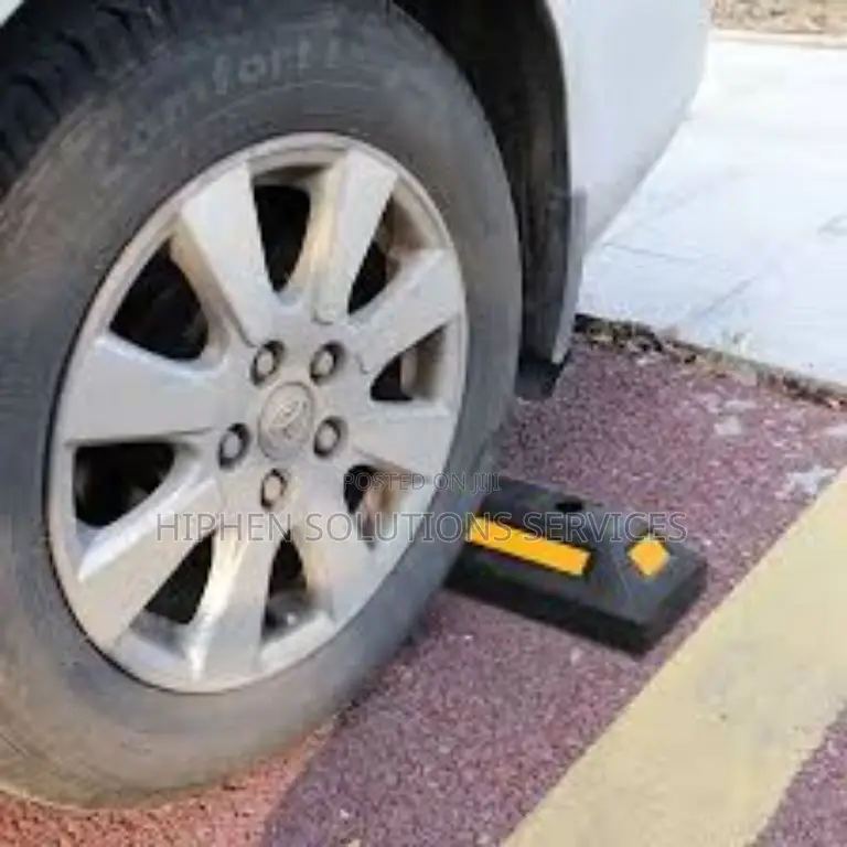 Road Safety Car Stopper Parking Rubber Wheel Stopper