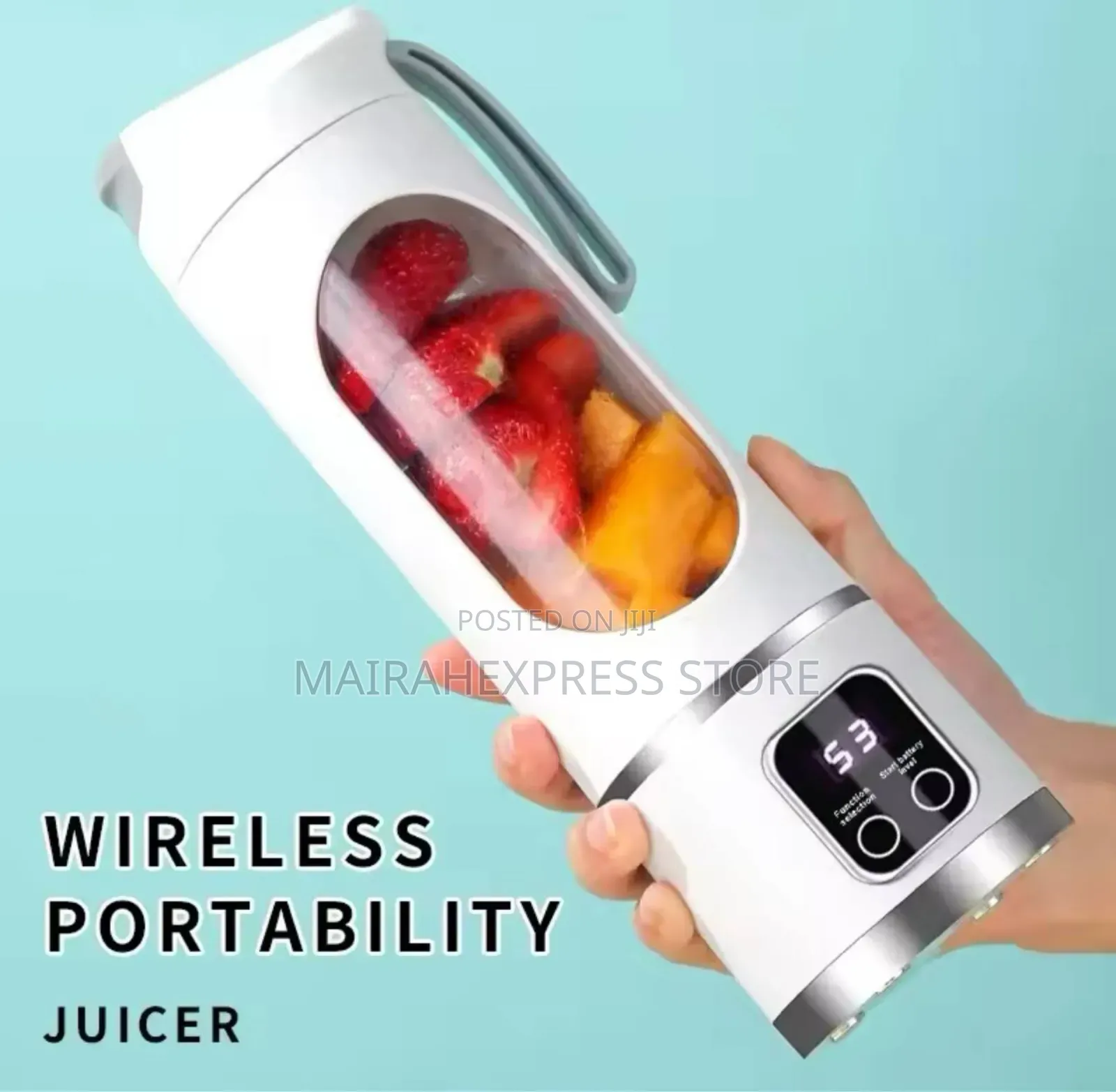 Portable Fruit Juicer With 8 Blade