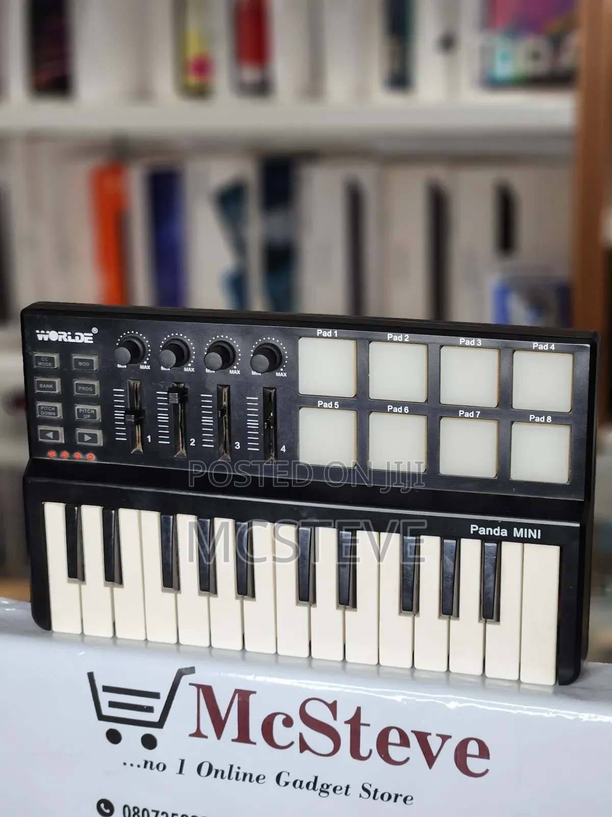 Worlde Panda Mini Usb Keyboard and Drum Pad Midi Controller