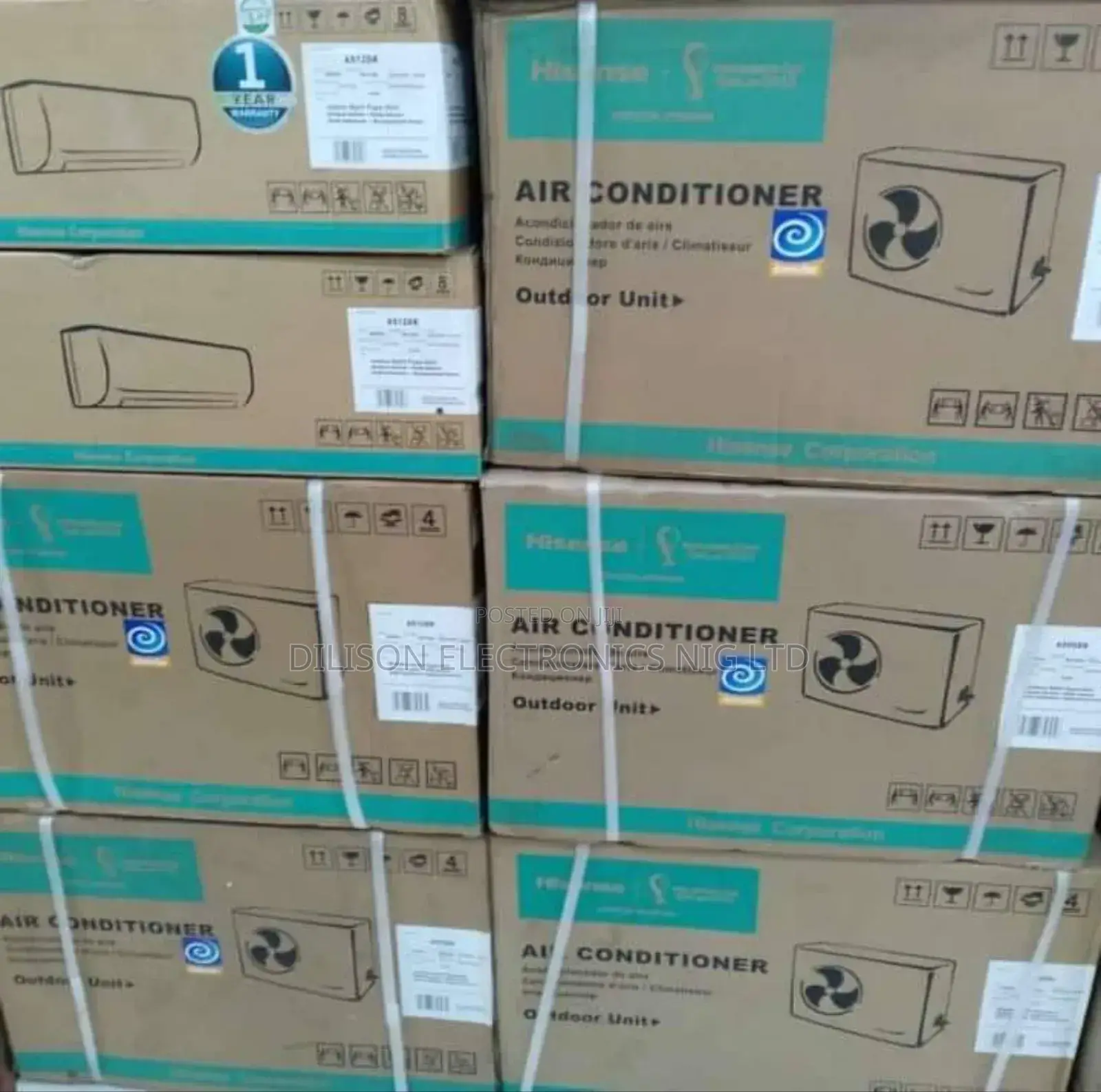 Brand Now Hisense Air Conditioners 1hp