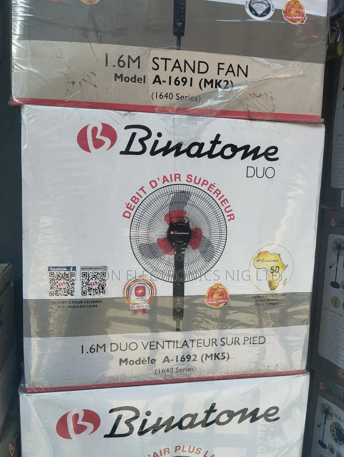Brand New Binaton 16" Standing Fan