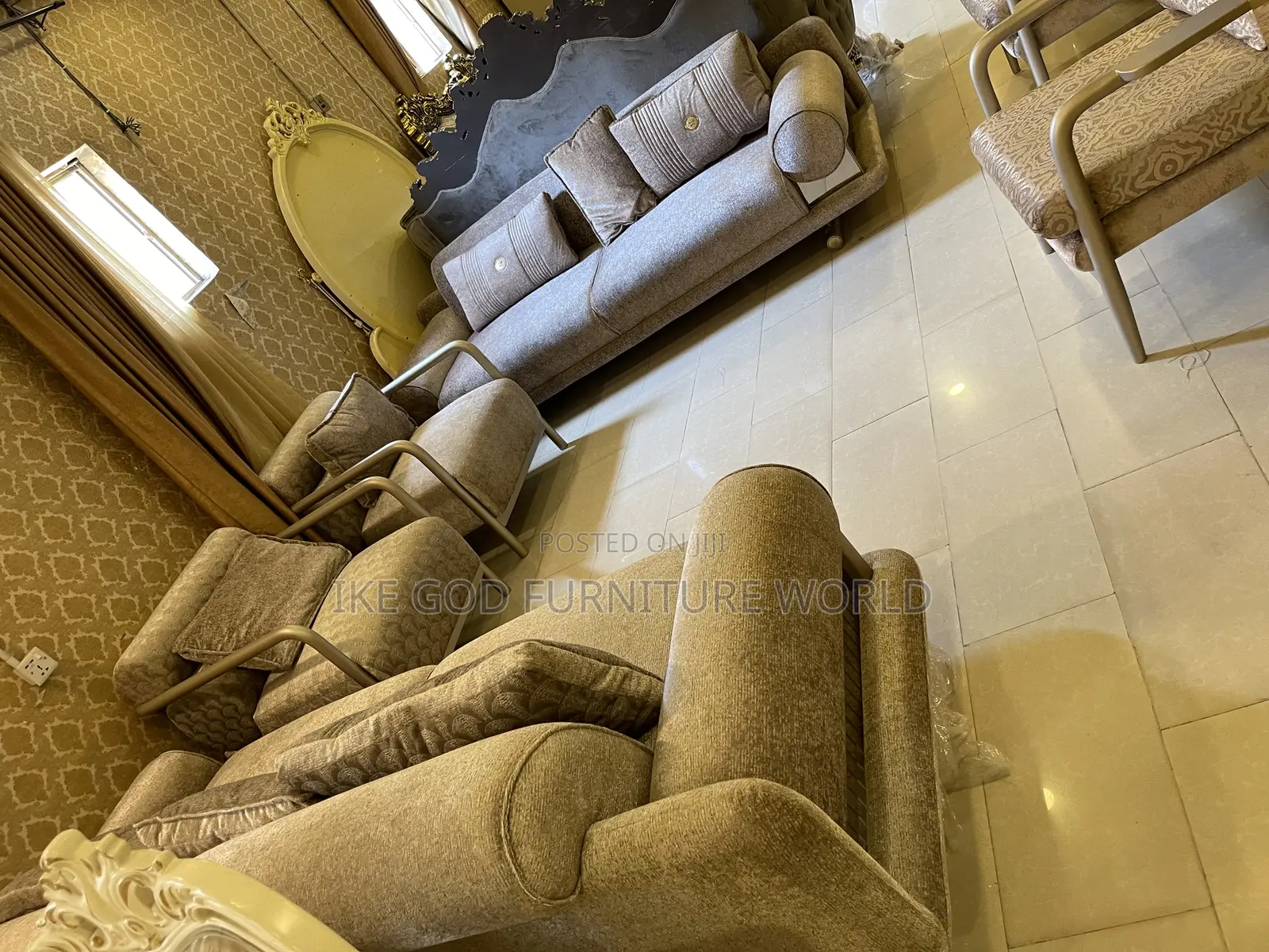 8seater Imported Turkey Fabric Contemporary Sofa Chair