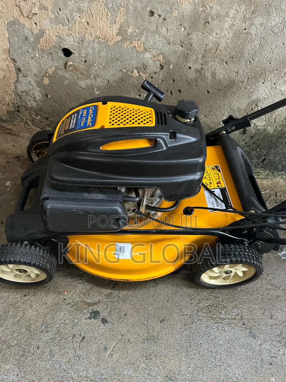 Original. U.S.A. Cub Cadet Ohv 173cc 6.75hp Lawn Mower