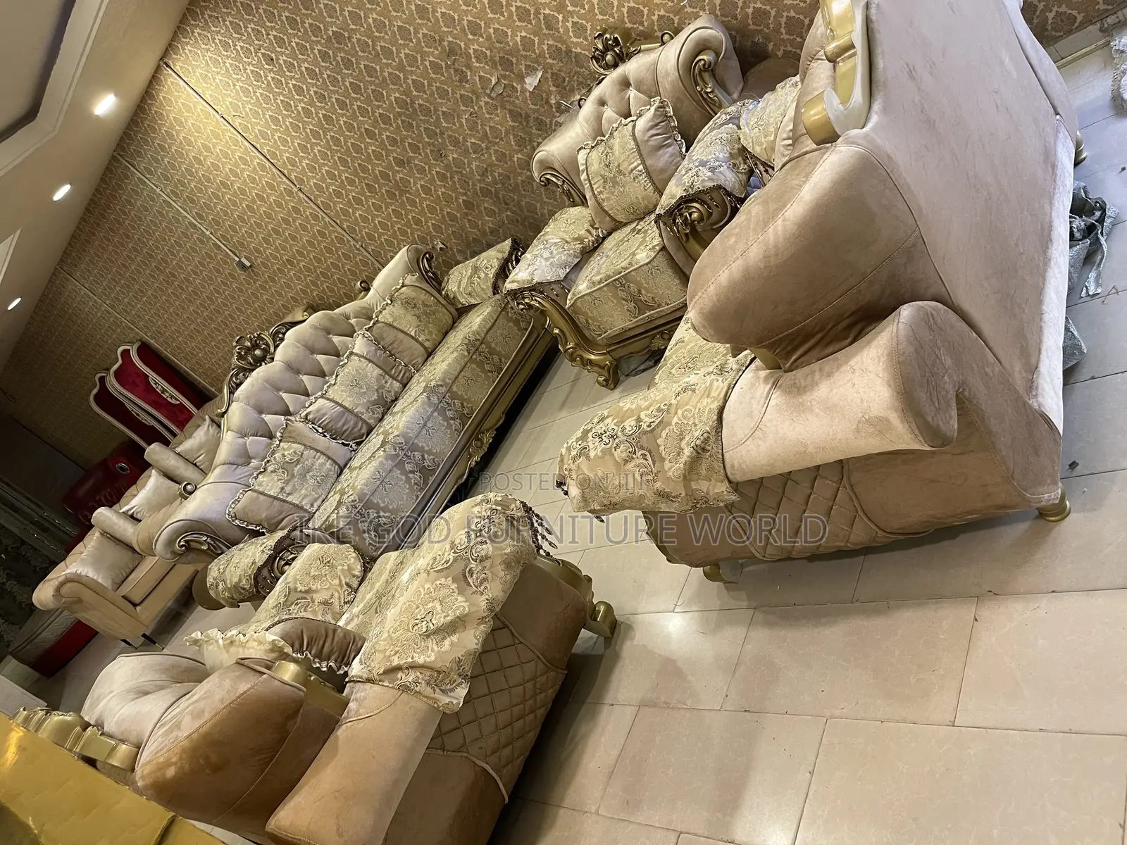 7seater Imported Royal Sofa Chair Special Quality With Guar