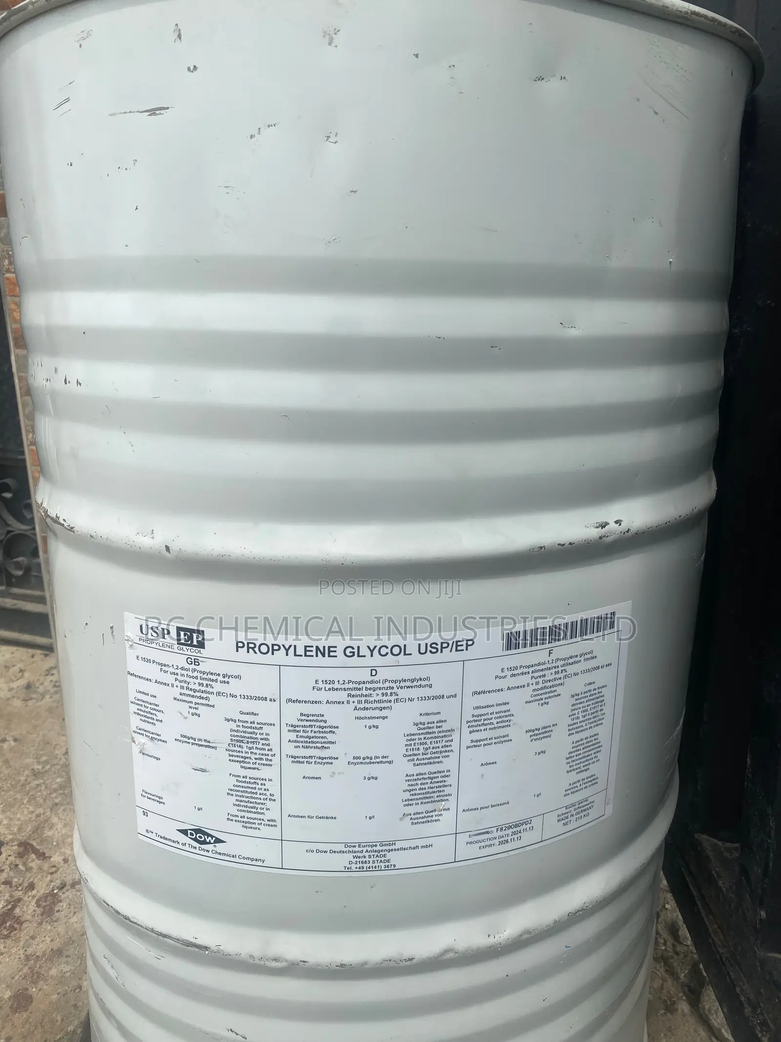 Propylene Glycol Usp/Ep