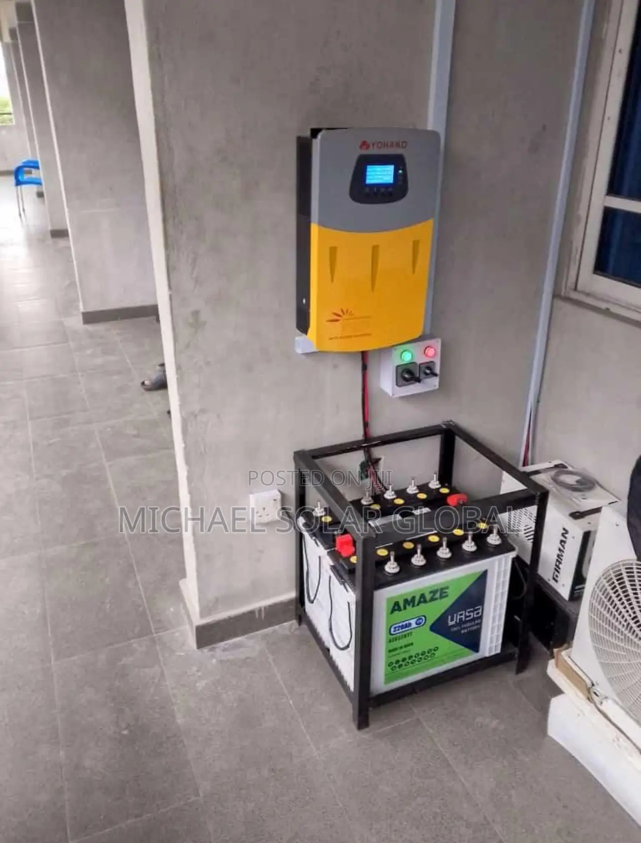Premium 3.5kva 24v Yohako Hybrid Inverter Installation