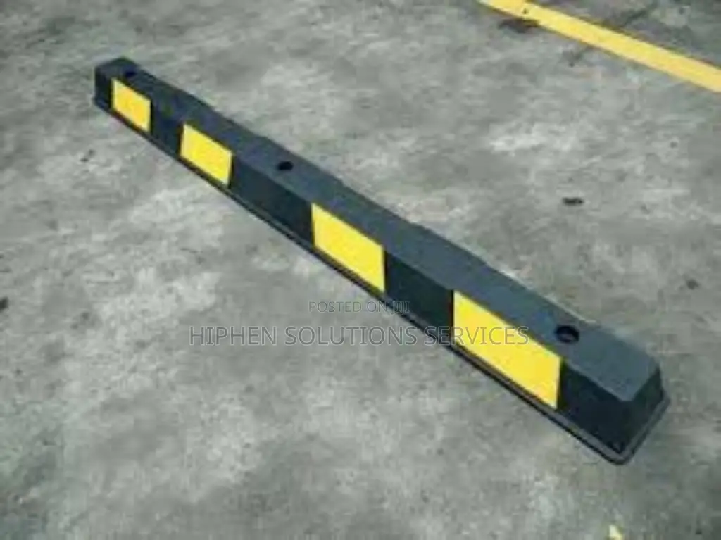 Parking Lot Rubber Car Wheel Stoppers.For Road Safety