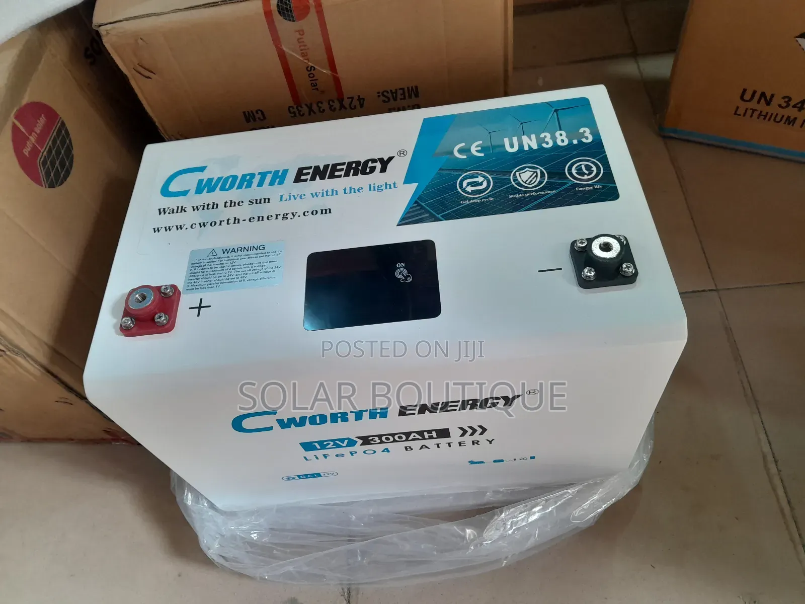 300ah 3.8kwh Cworth Lithium Battery