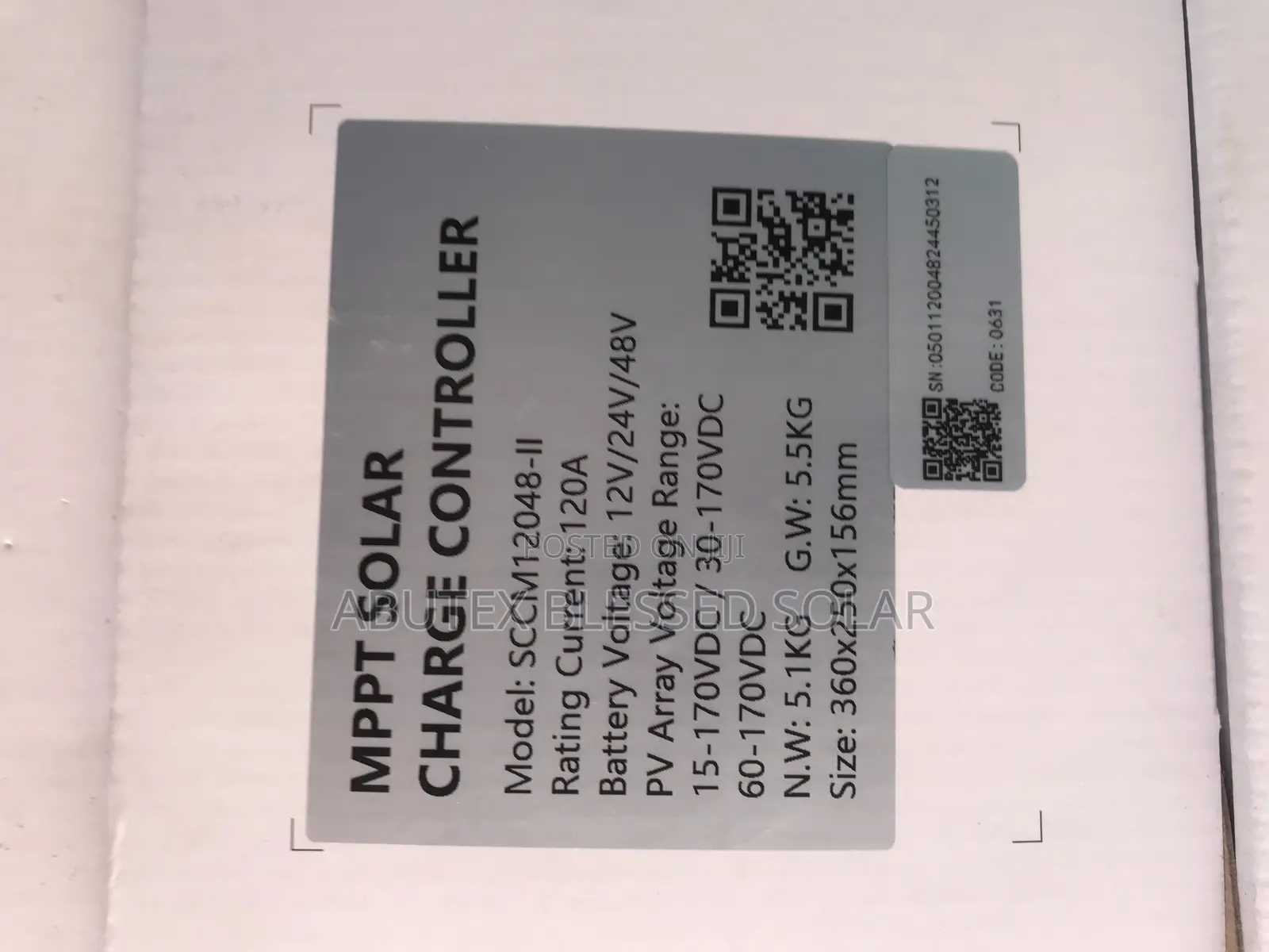 120ah 48v MPPT Solar Charge Controller