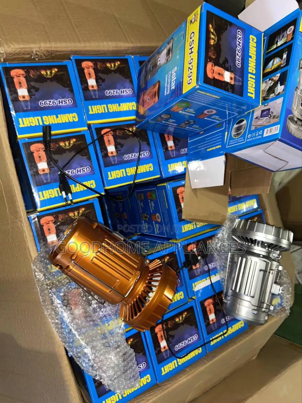 Rechargeable Solar Lamp Without Fan