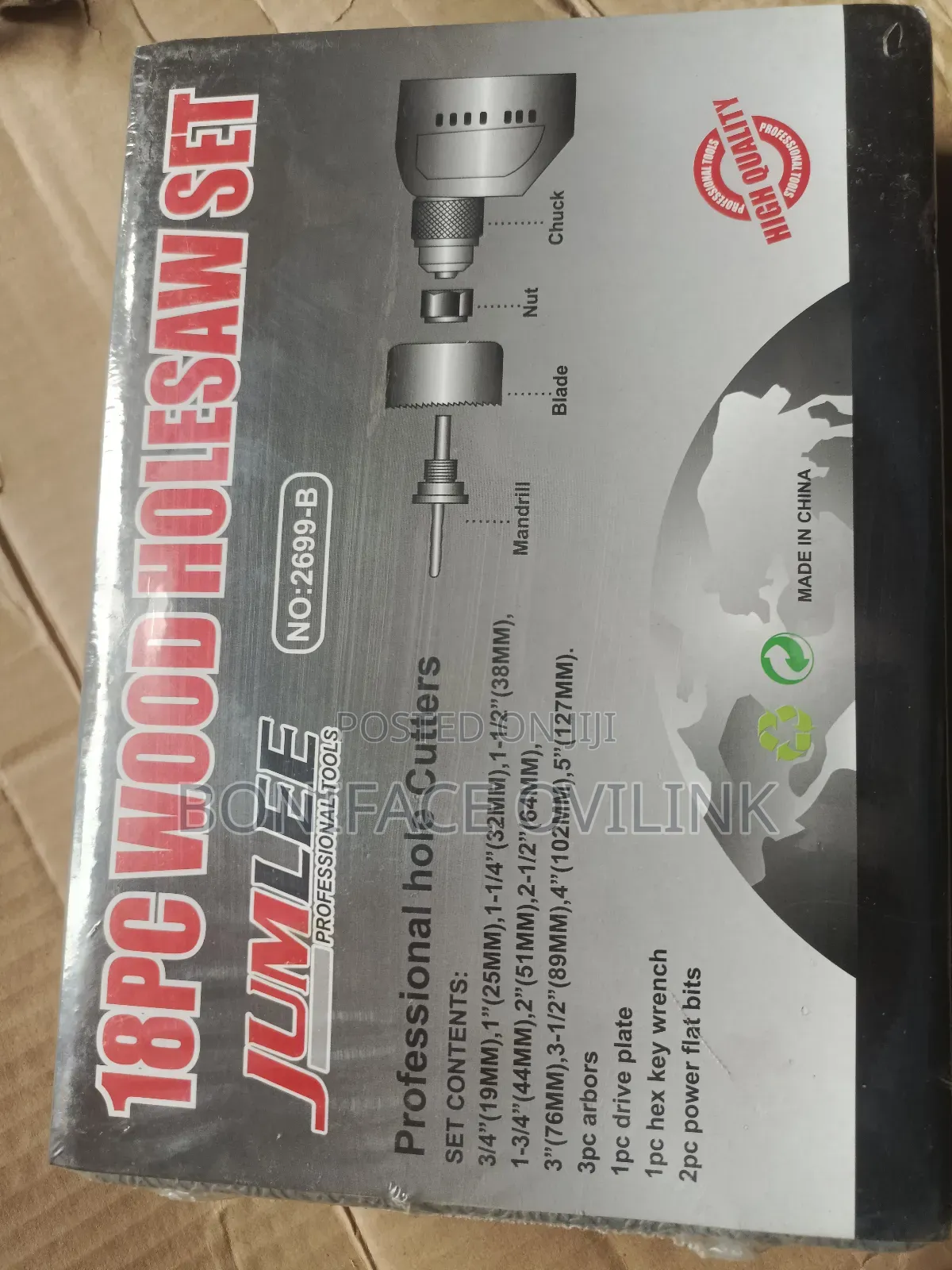 Wood Hole Saw Set