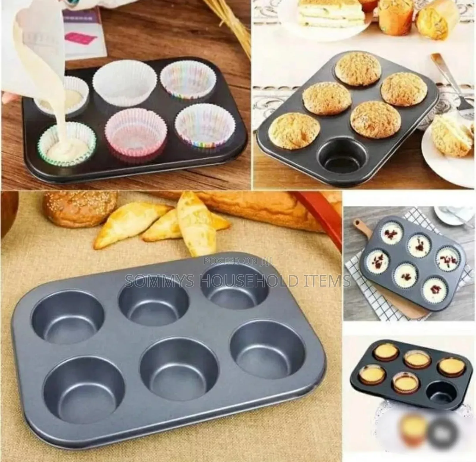 6 Holes Muffin Cake Pan