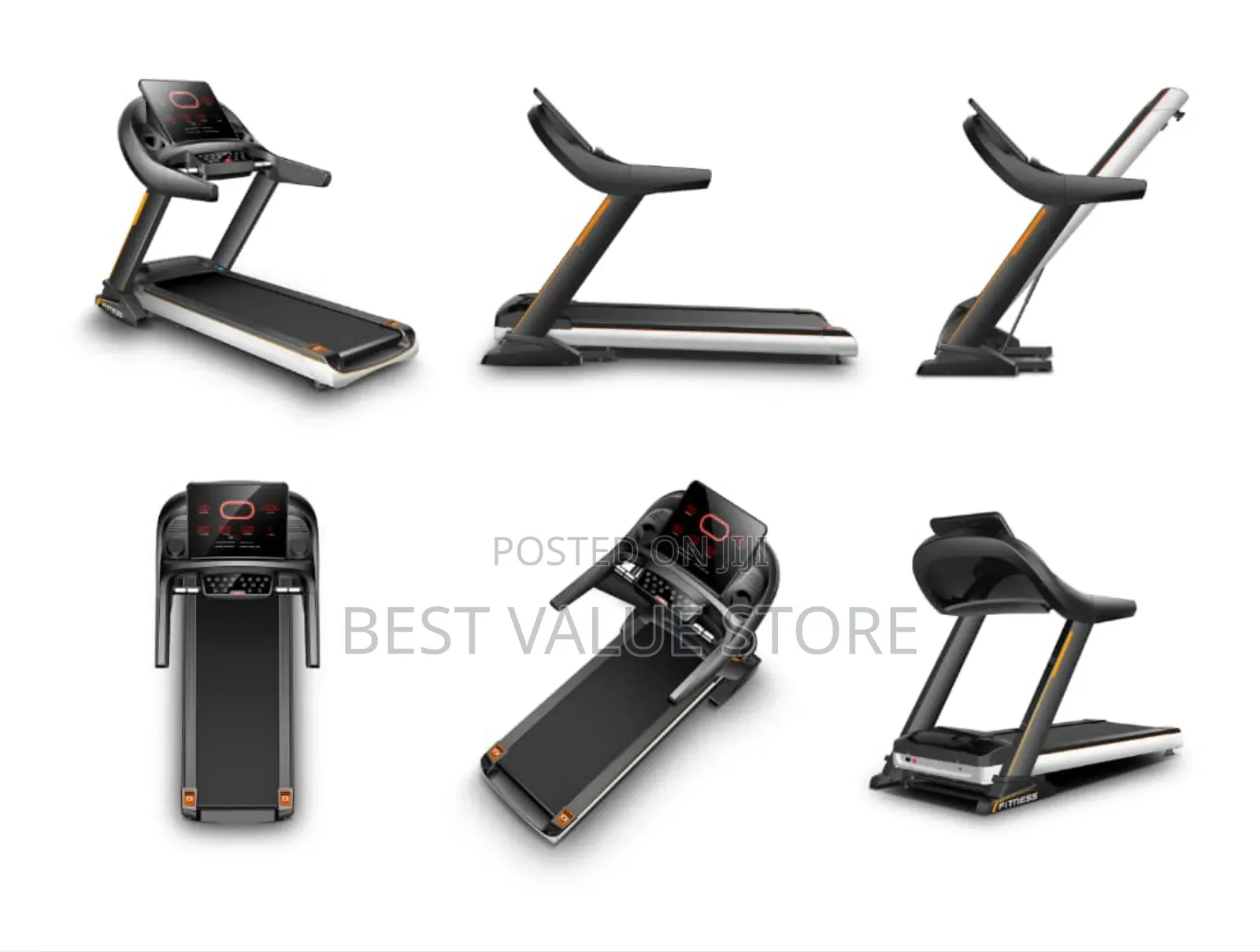 Heavy Duty 6hp Treadmill With Touchscreen and Foldable