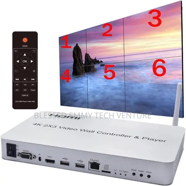 2x3 Video Wall Controller Player Hdmi Usb Player