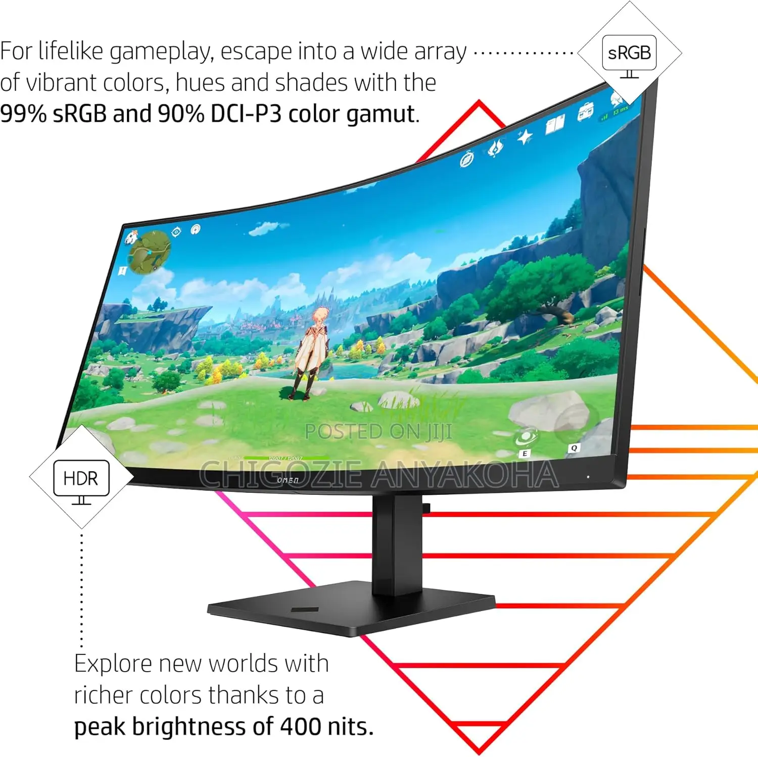 Hp Omen 34c Curved Gaming Monitor