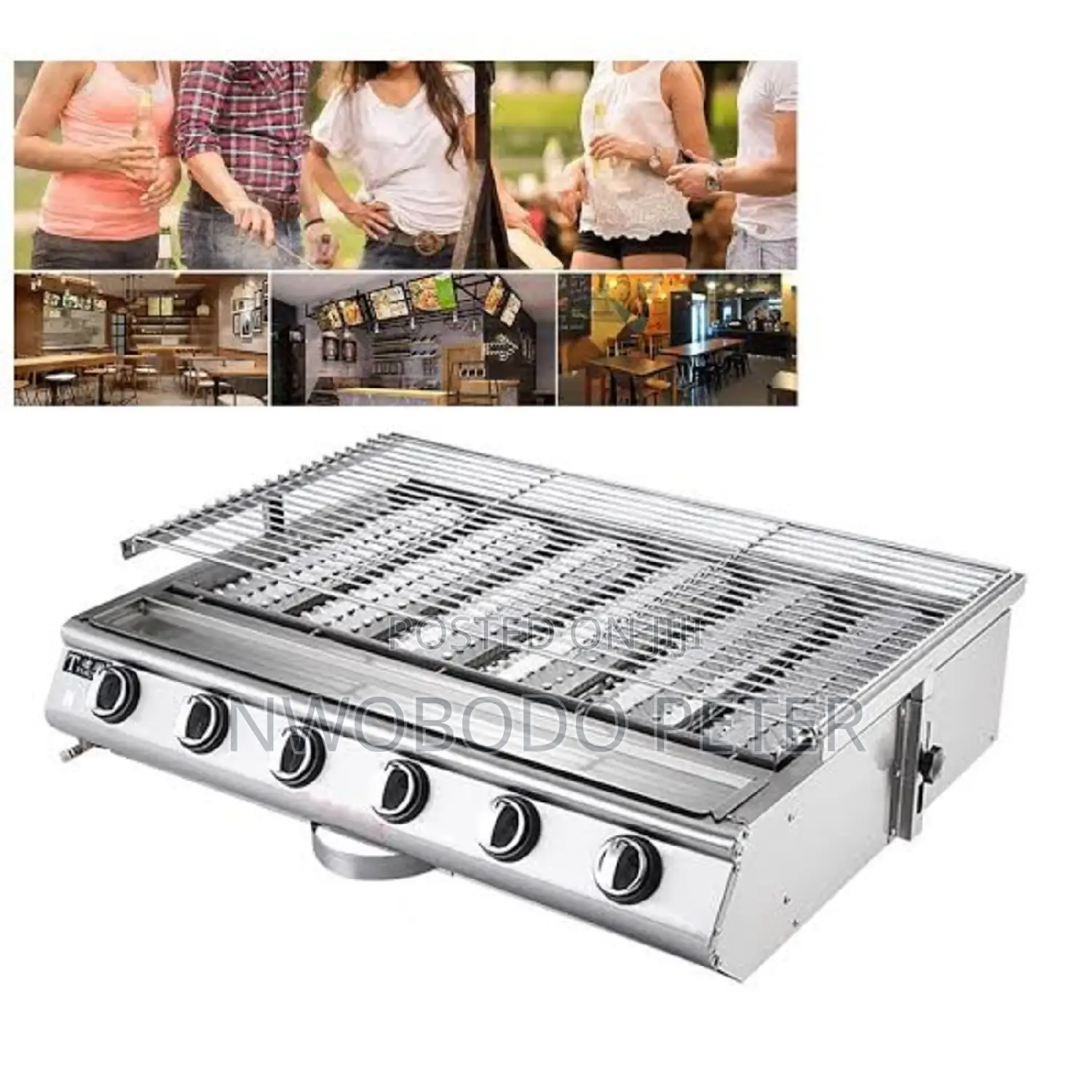 Gas Grill Smokeless