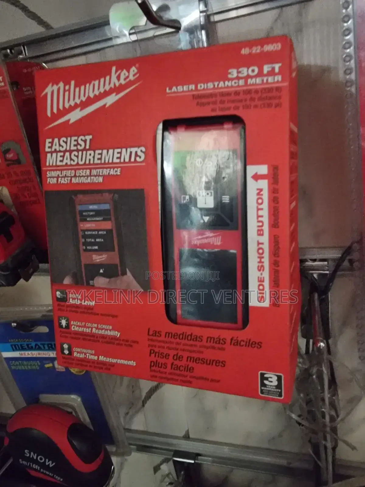 Milwaukee Distance Laser Measuring Tape 230ft